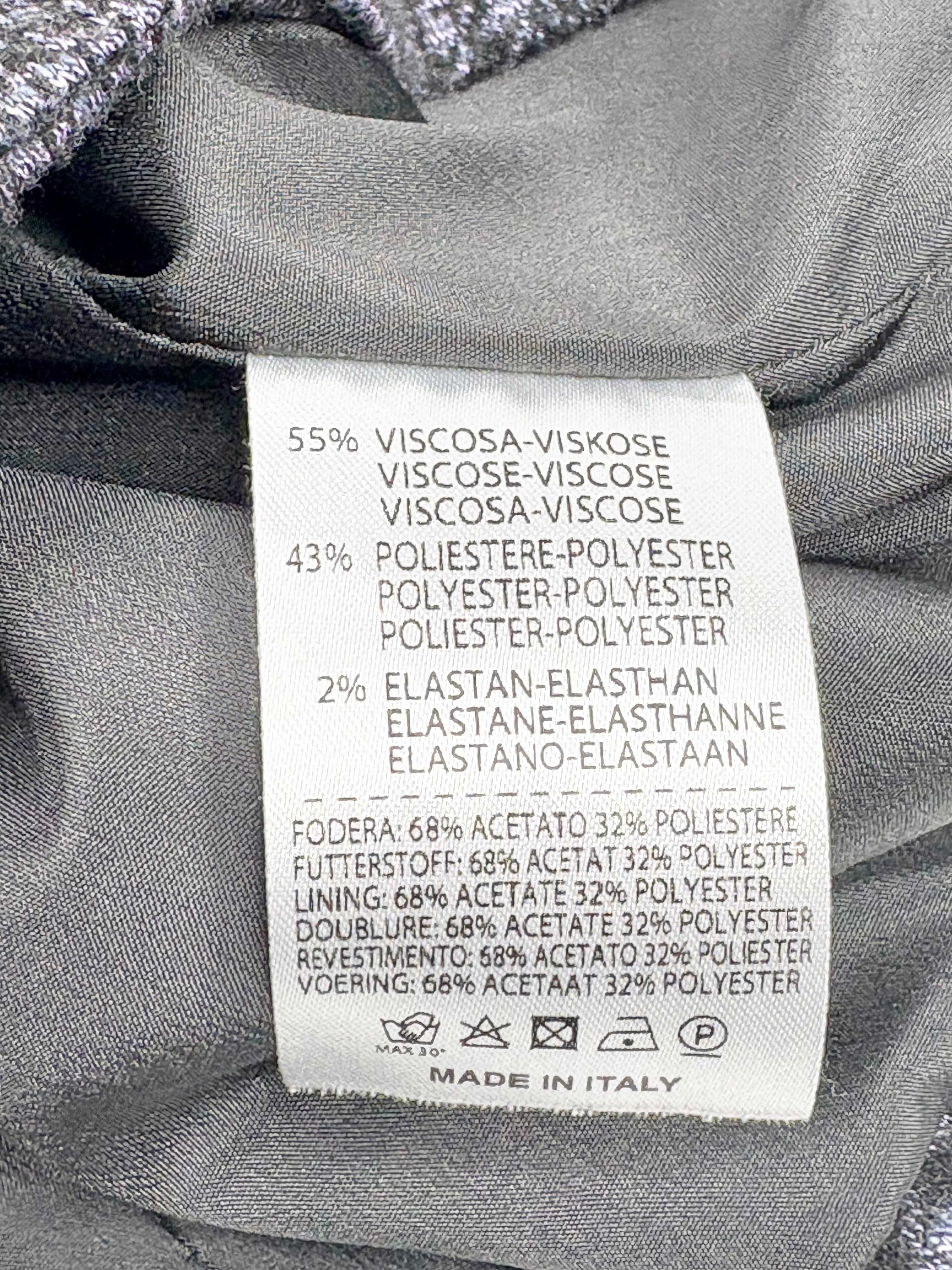 Le Tricot Perugia Purple-Check Blazer - AU12/14