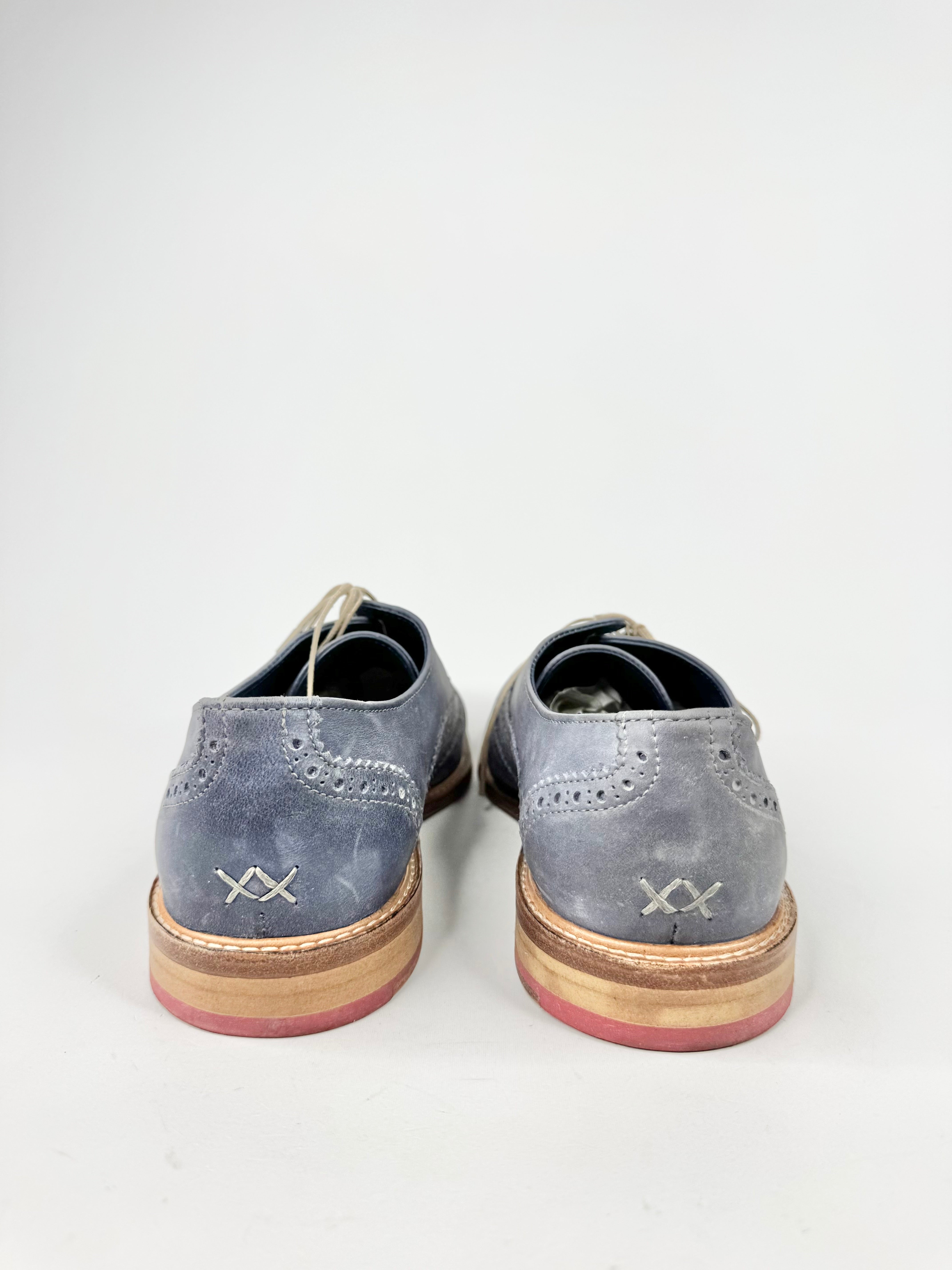 Meandher Stone Blue Brogues - EU42