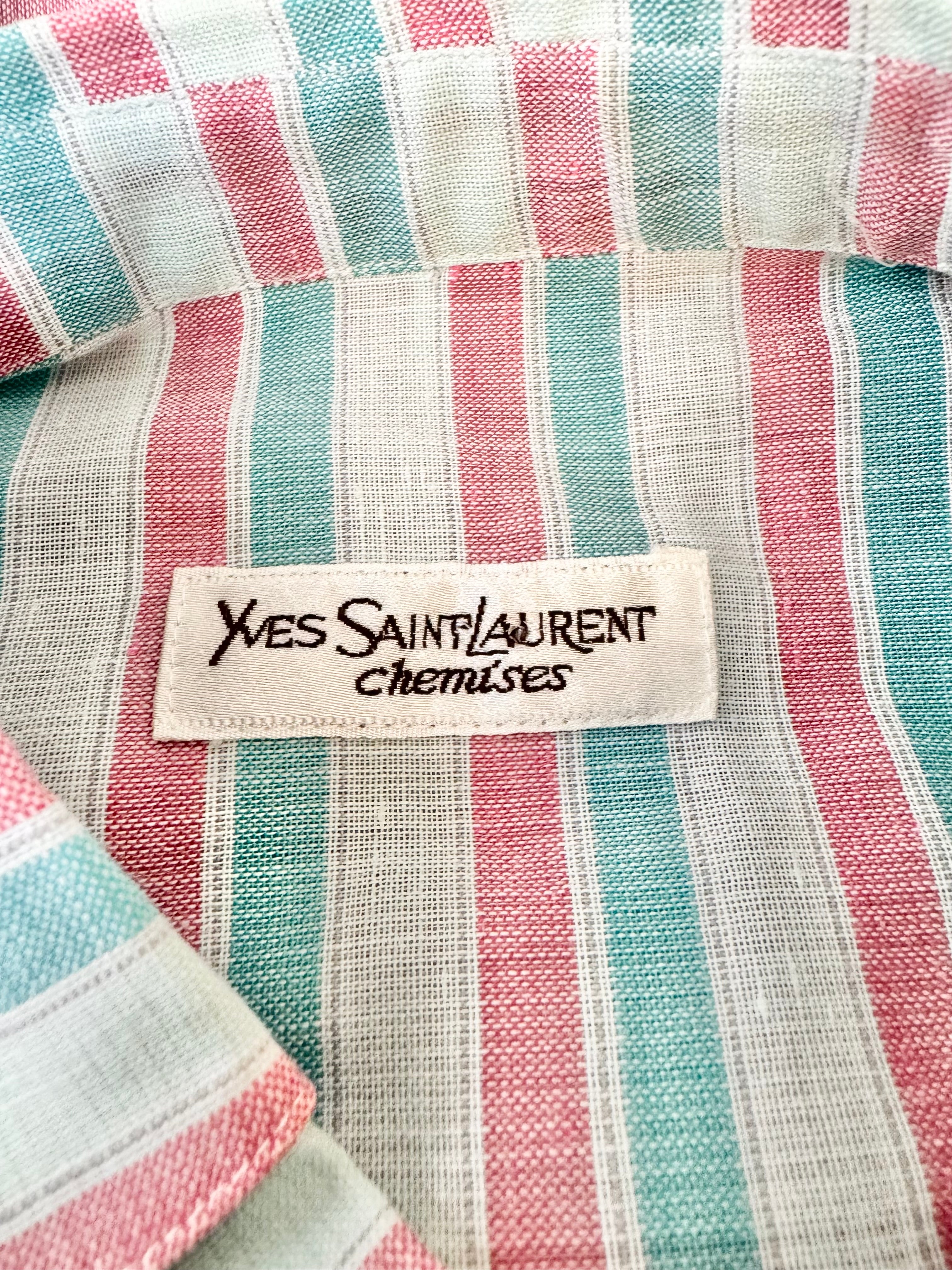 Vintage Yves Saint Laurent Short Sleeve Shirt - S