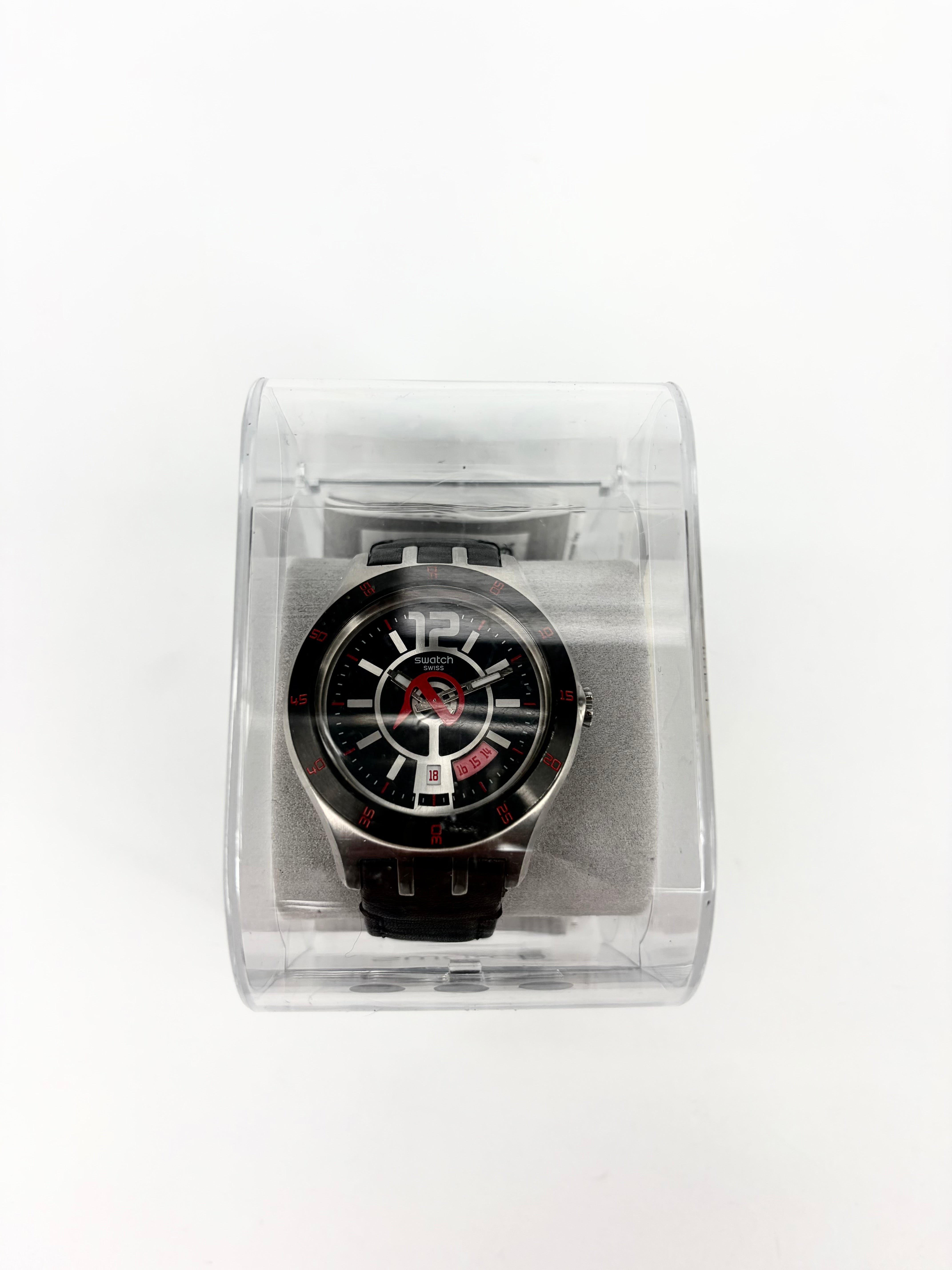 Swatch Irony Big Black Dial with Arabic Numerals