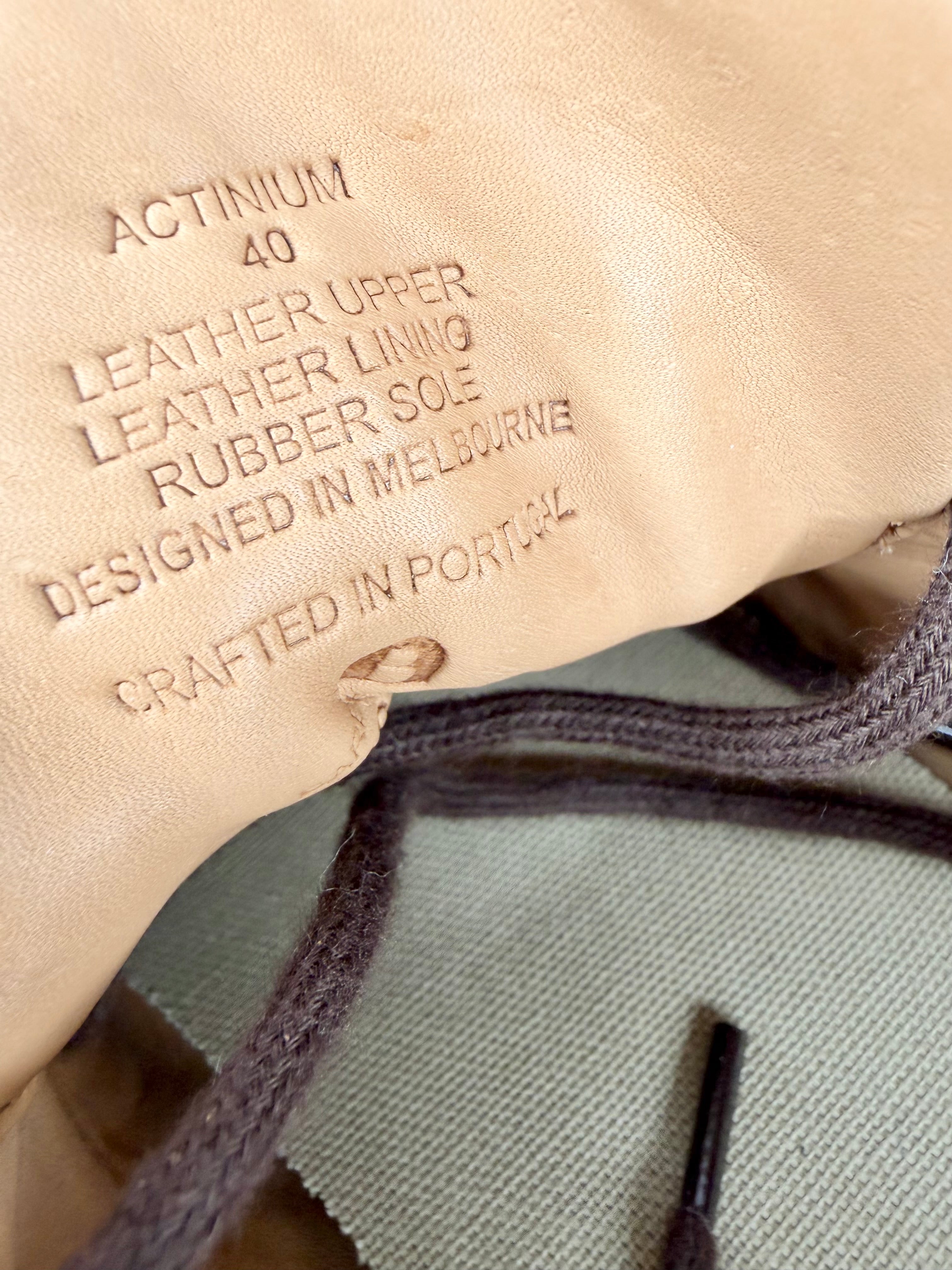 Bared 'Actinium' Chocolate Suede Sneaker - EU40