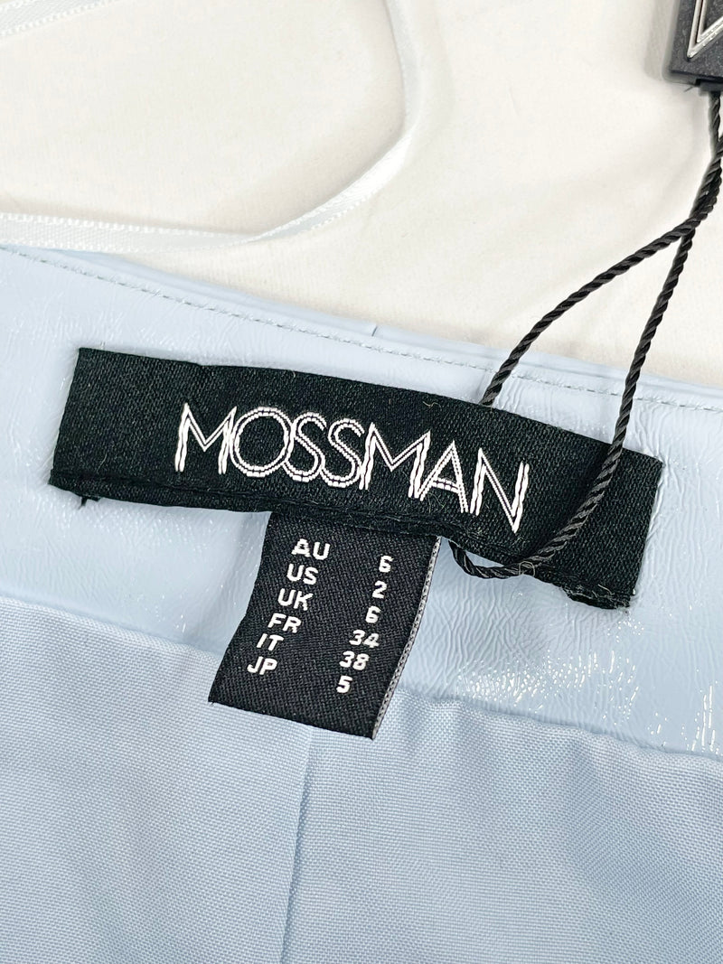 Mossman Sky Blue 'Reminisce' Mini Skirt - AU6