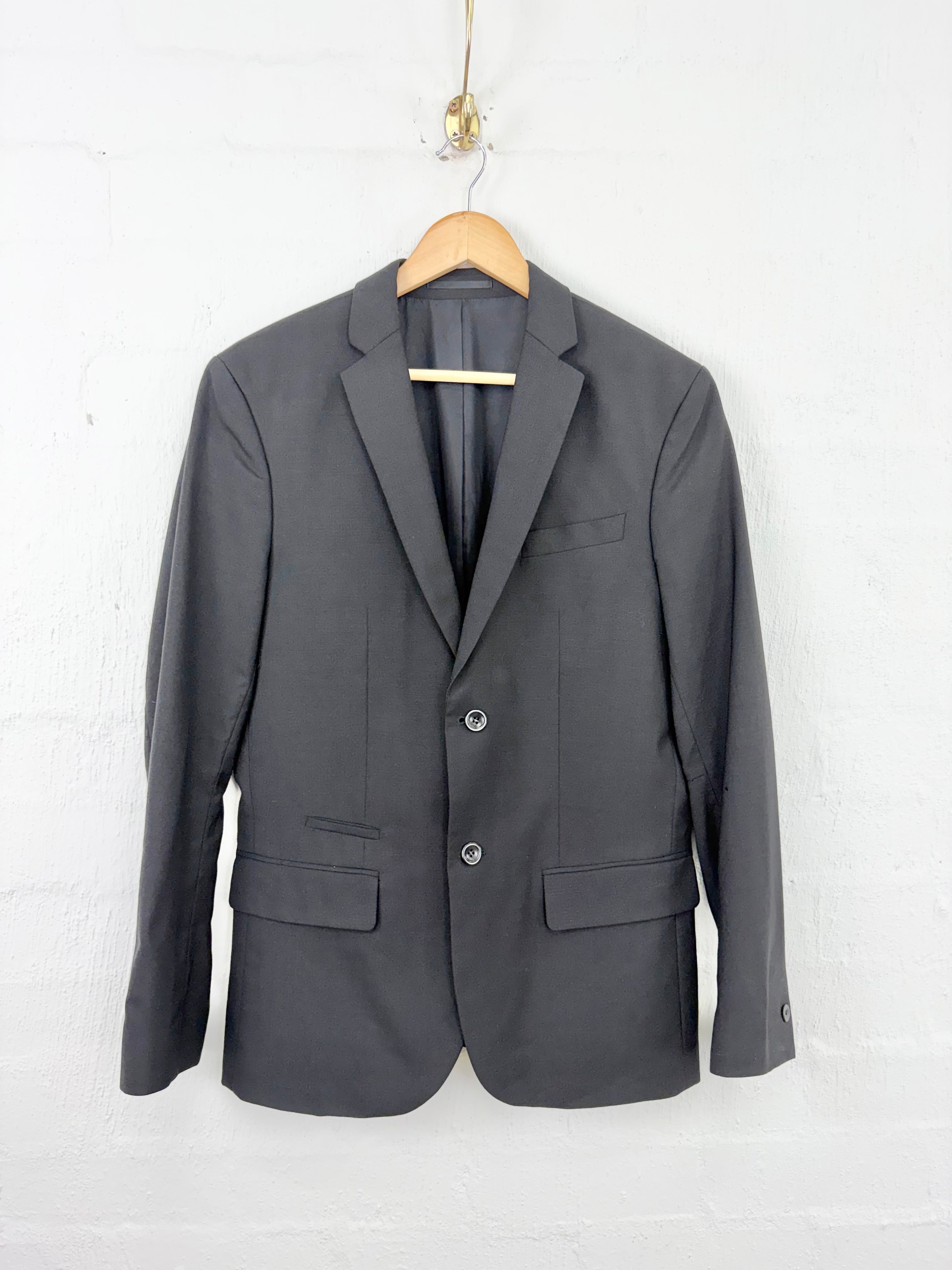 Filippa K Deep Grey Wool Blazer - 48