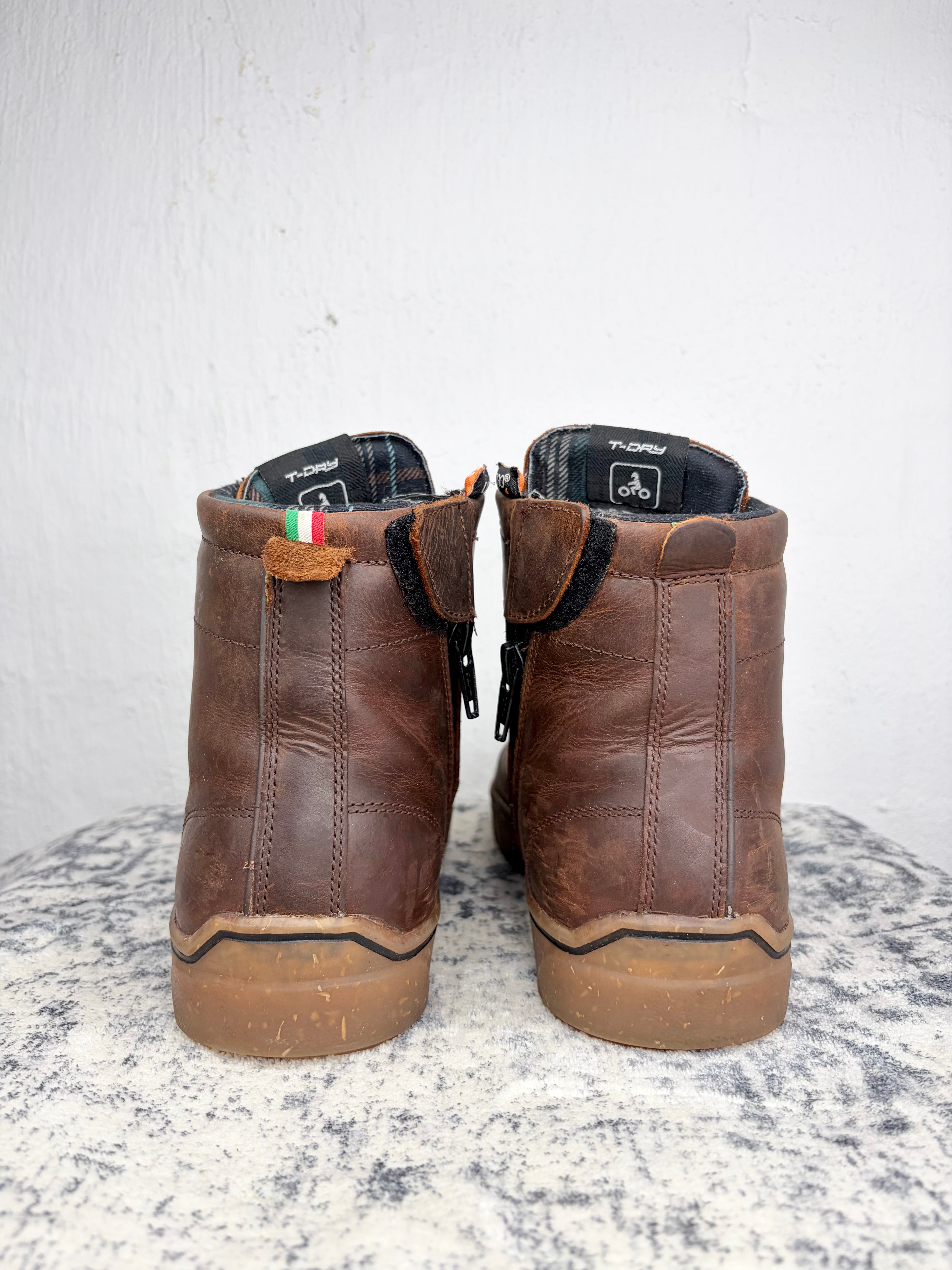 TCX Brown Leather Lace Up 'Dartwood' Boots - EU45
