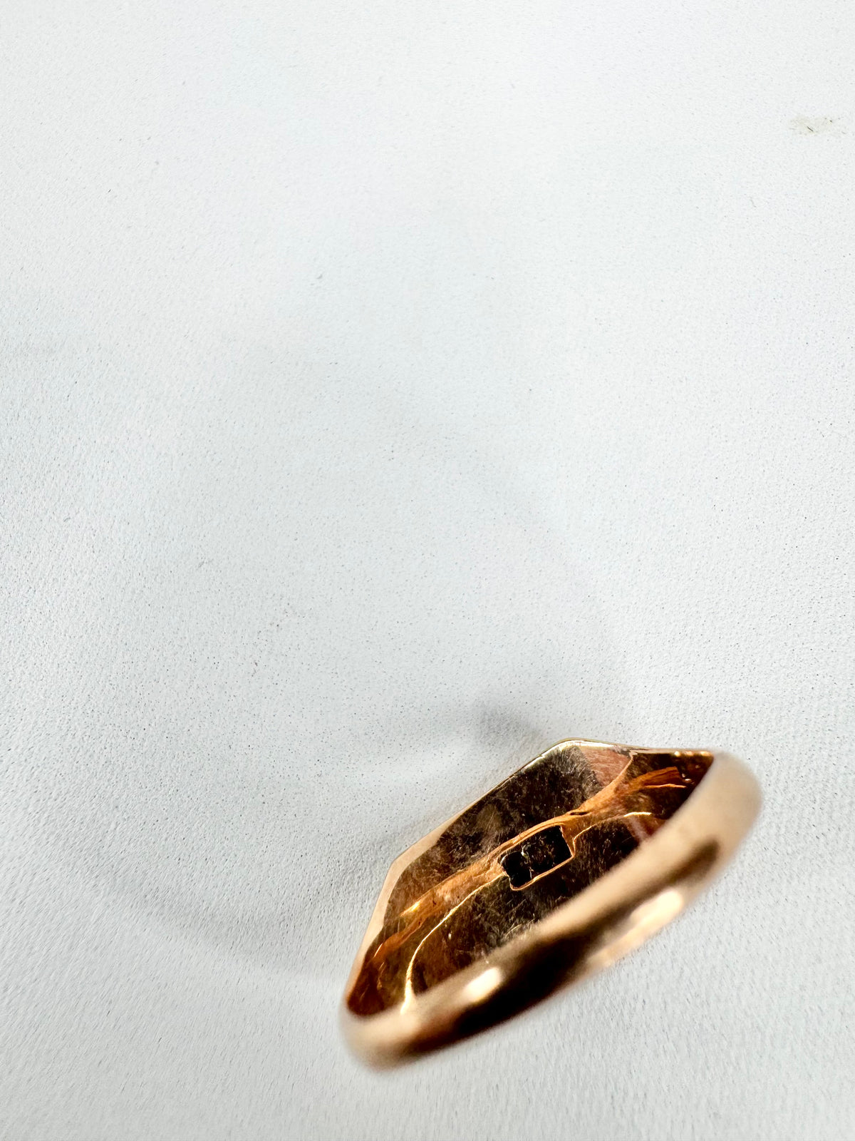 Vintage 9ct Rose Gold Signet Ring