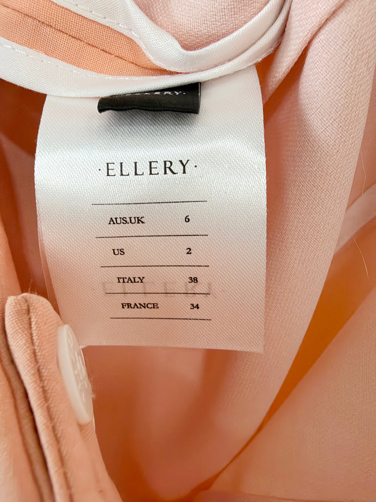 Ellery Orange Sorbet Two-Piece Suit - AU6/8