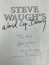 Signed Steve Waugh's World Cup Diary