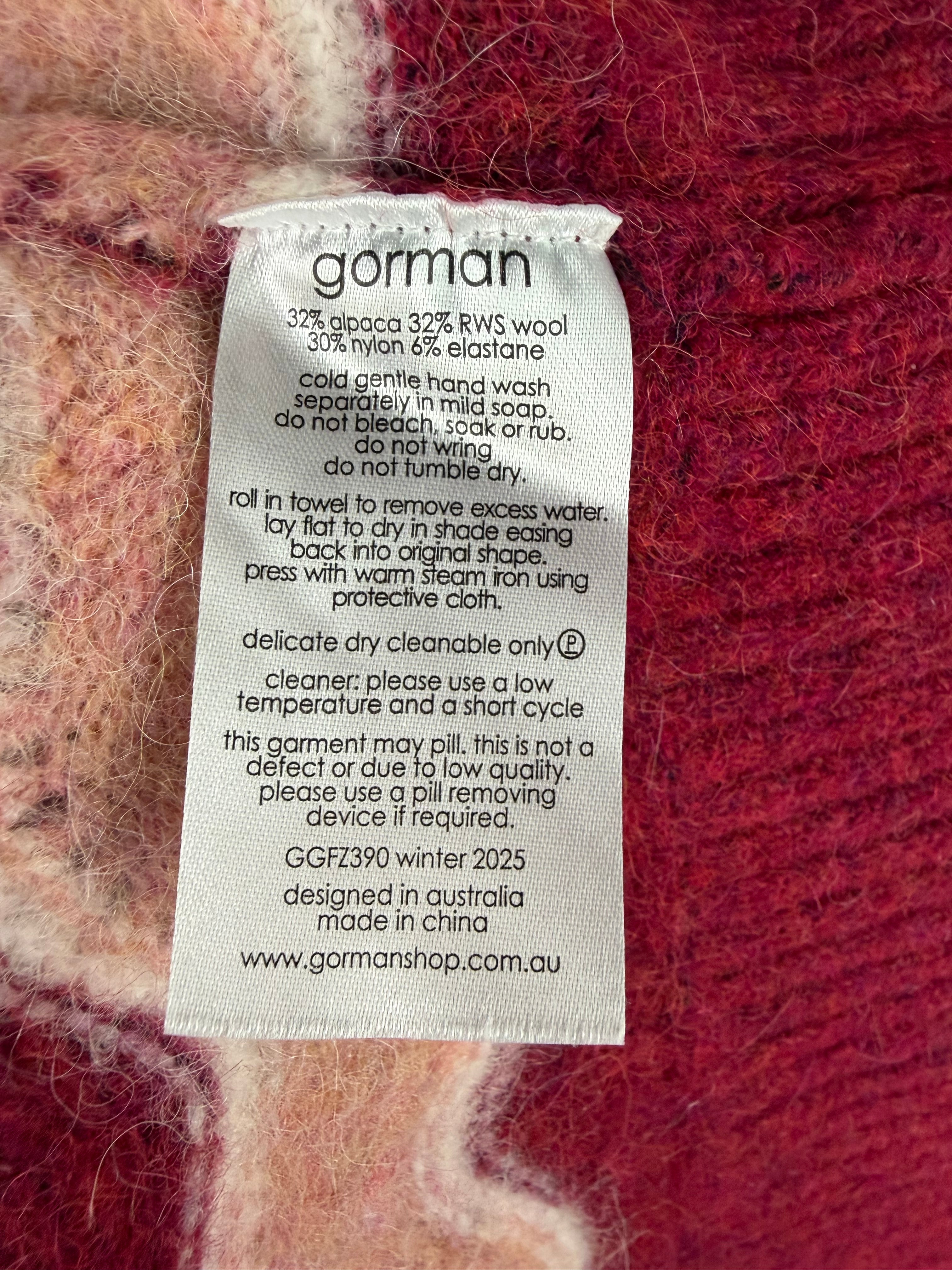 Gorman Pink Wavy Knit - AU14