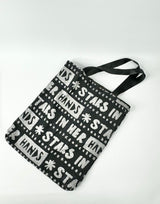 Gorman x Claire Johnson 'In her Hands' Black & Silver Tote NWT