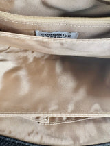 Cosgrove & Beasley Black Grained PU Shoulder Bag
