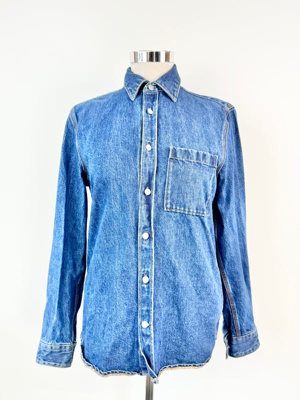Acne Studios Blå Konst Denim Shirt - 46