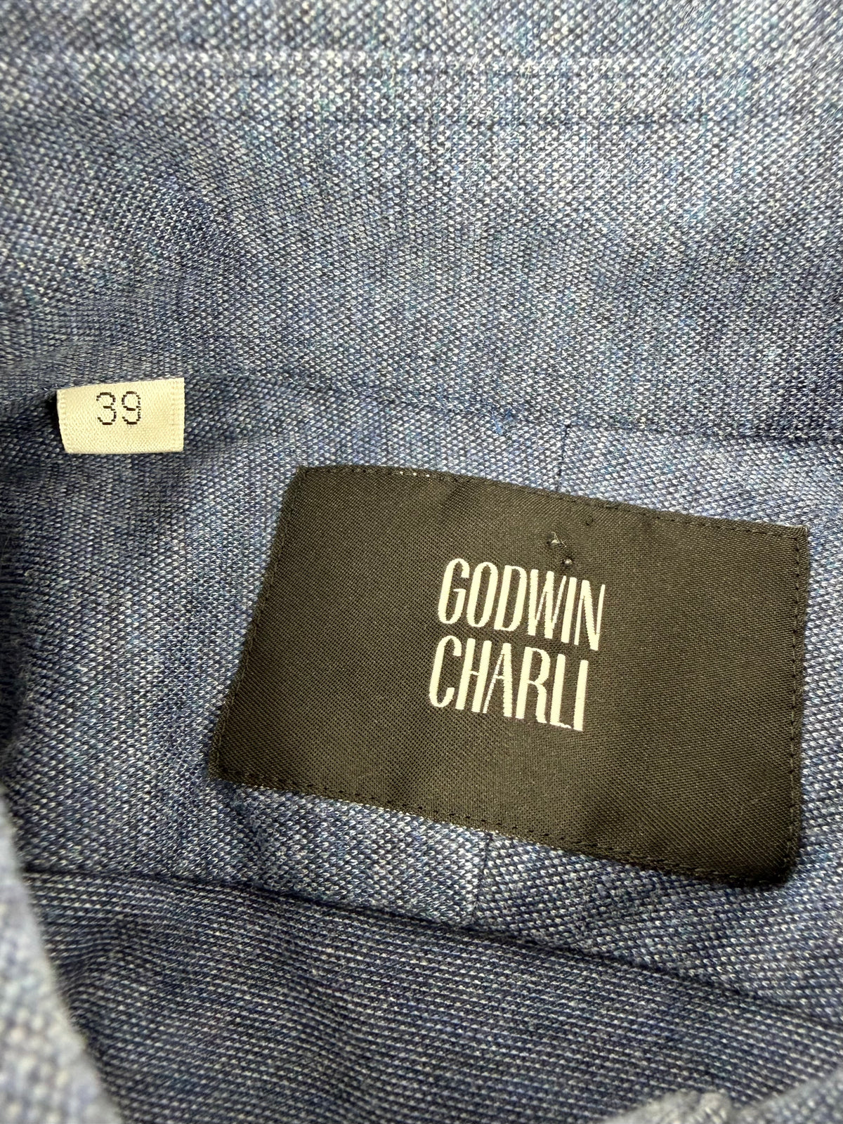 Godwin Charli Blue Long Sleeve Polo - 39