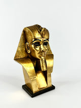 Vintage 70s AGI Gold Painted Pharaoh Statue