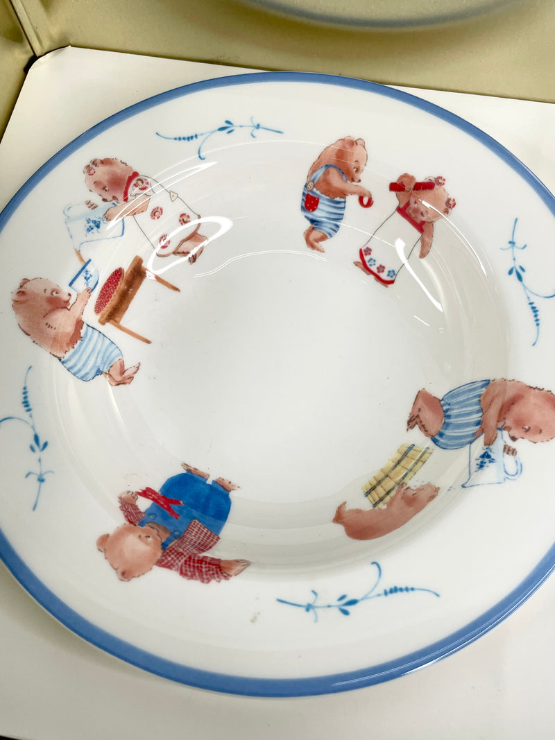 Villeroy & Boch Family Bears Kids 3pc Dinner Set