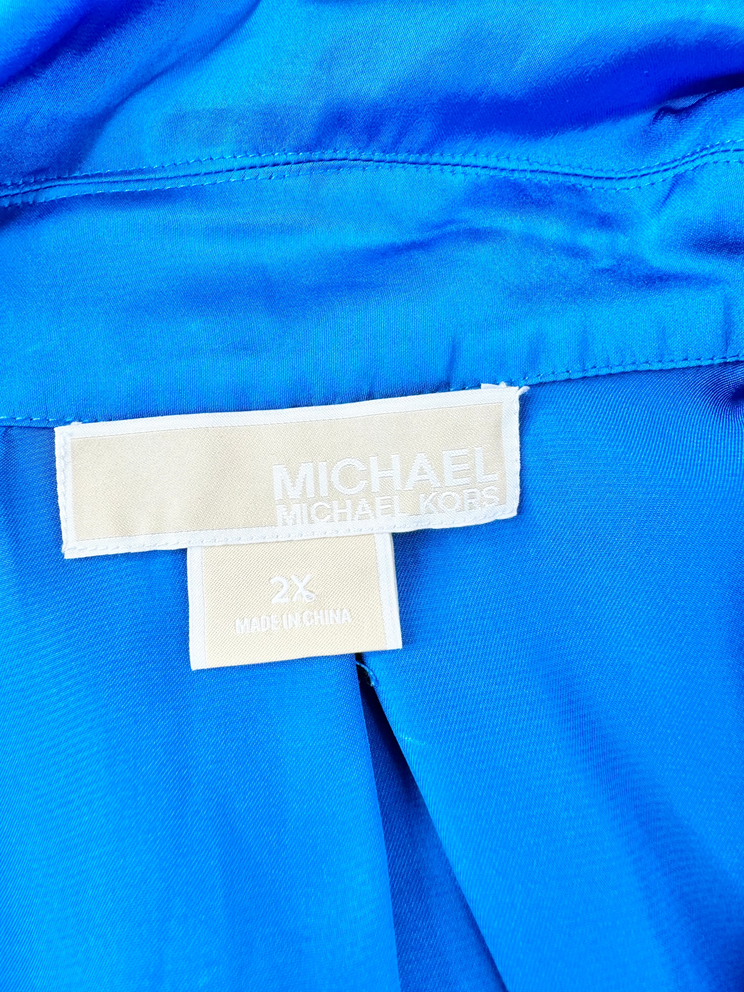 Michael by Michael Kors Water Blue Top - AU18/20