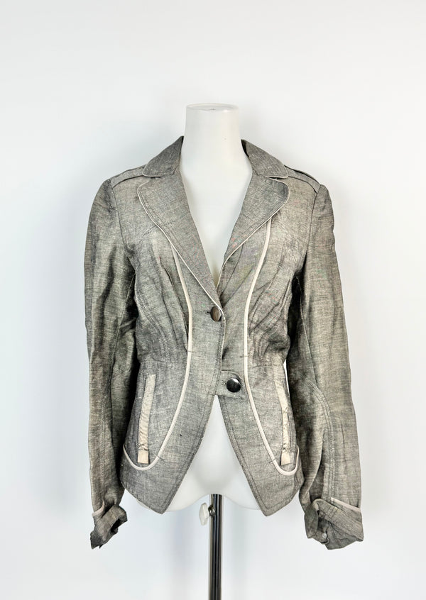 Nicholson Linen & Cotton Blend Light Blazer - AU10