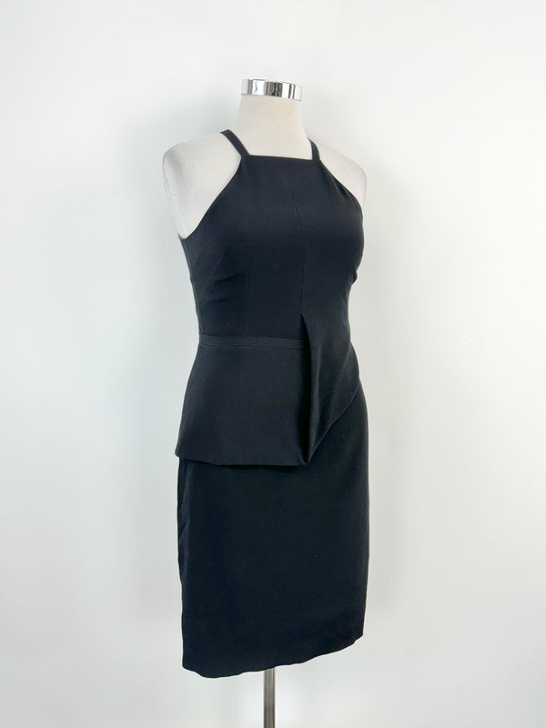 Saba 'Abbie' Folded Black Dress NWT - AU12