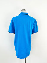 McQ Cerulean Blue Polo Top - XL