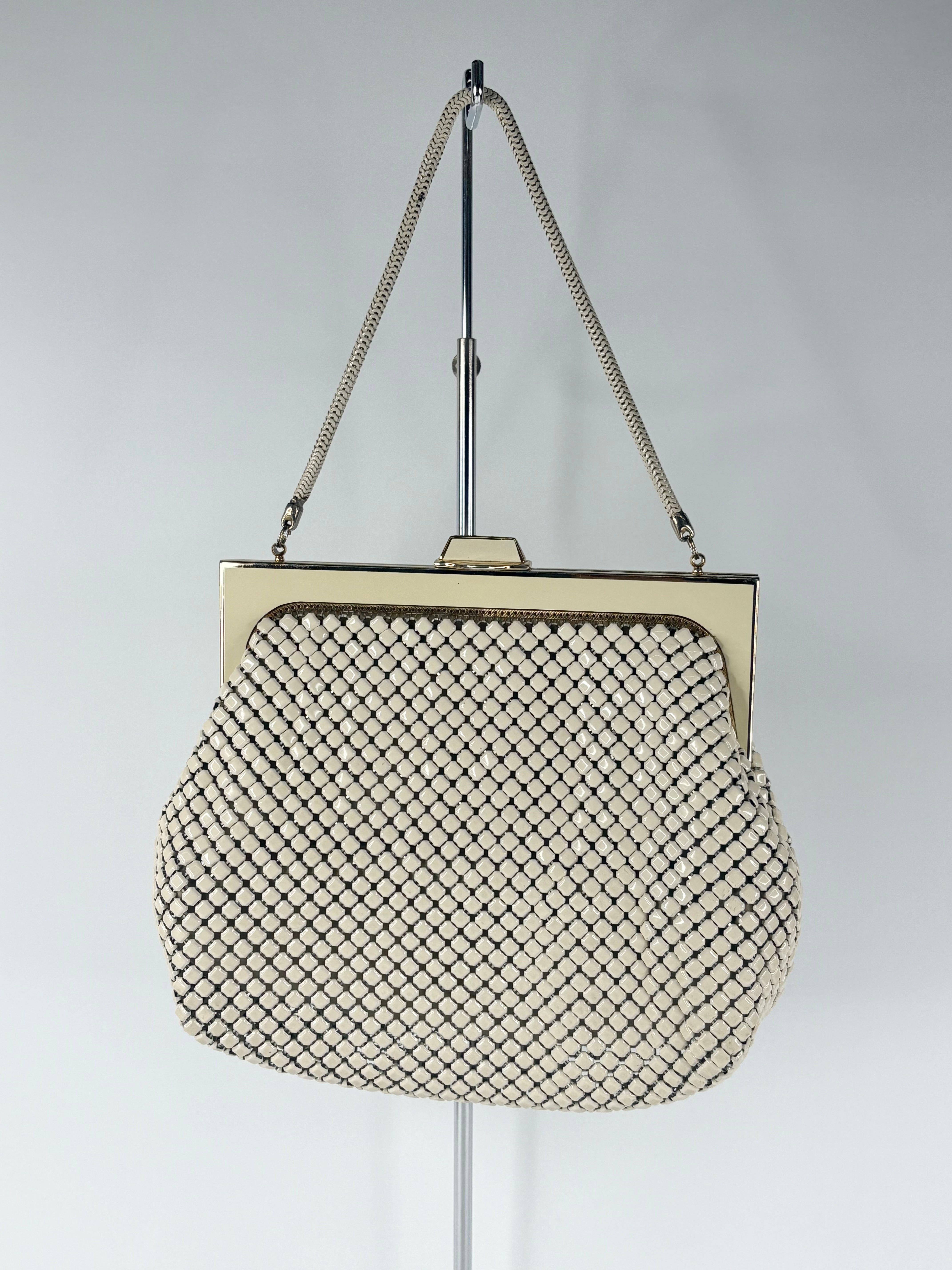 Vintage Off-White Glomesh Small Handbag