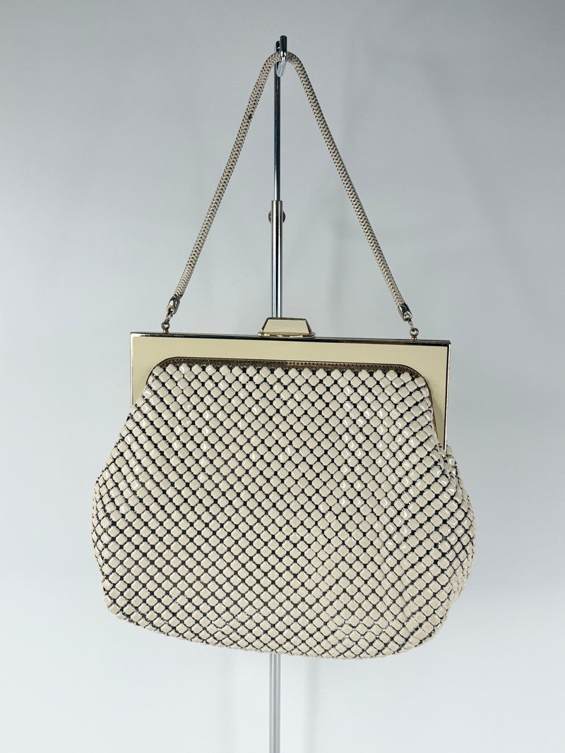 Vintage Off-White Glomesh Small Handbag
