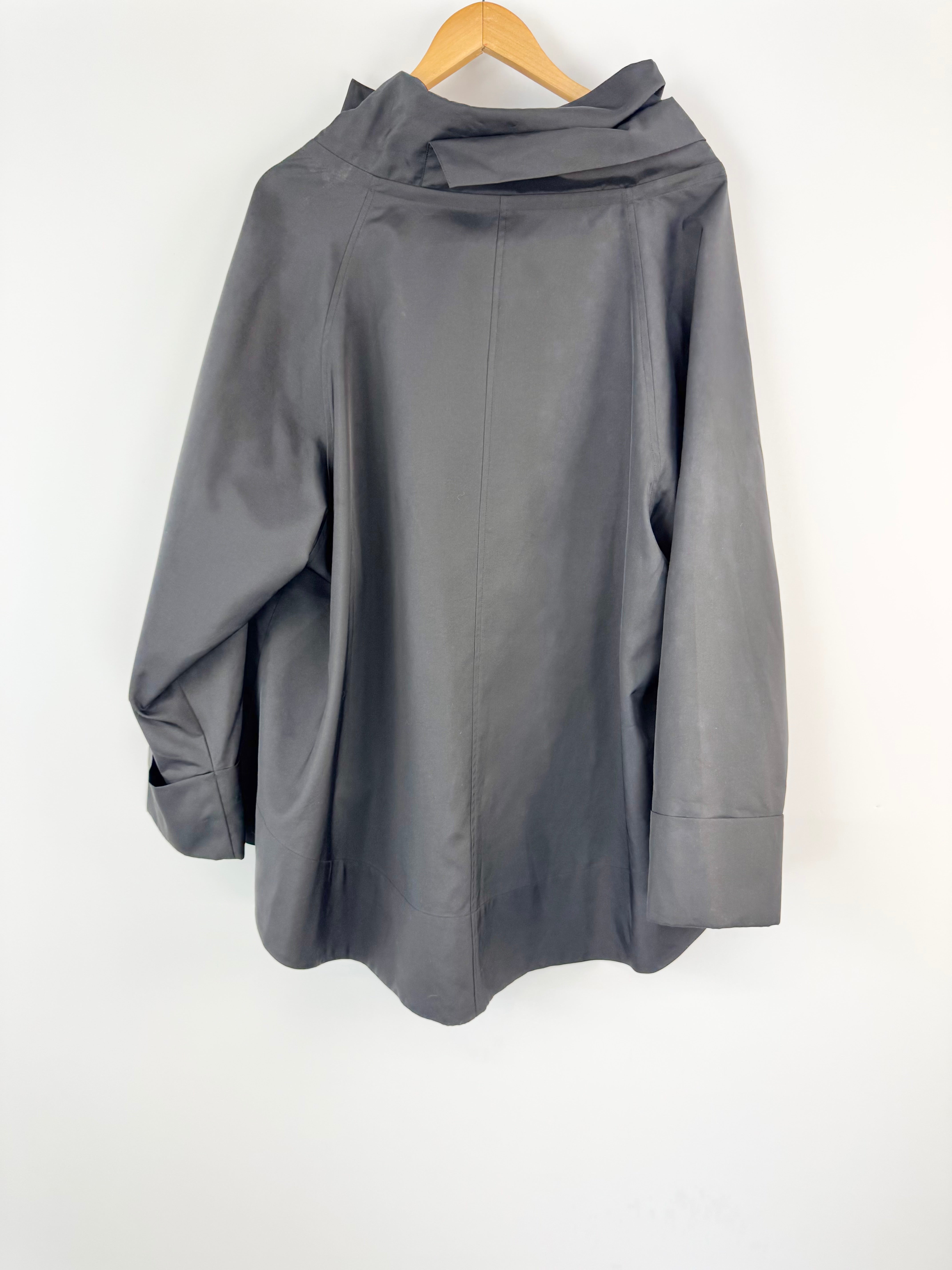 Moyuru Black Asymmetrical Jacket - AU12/14