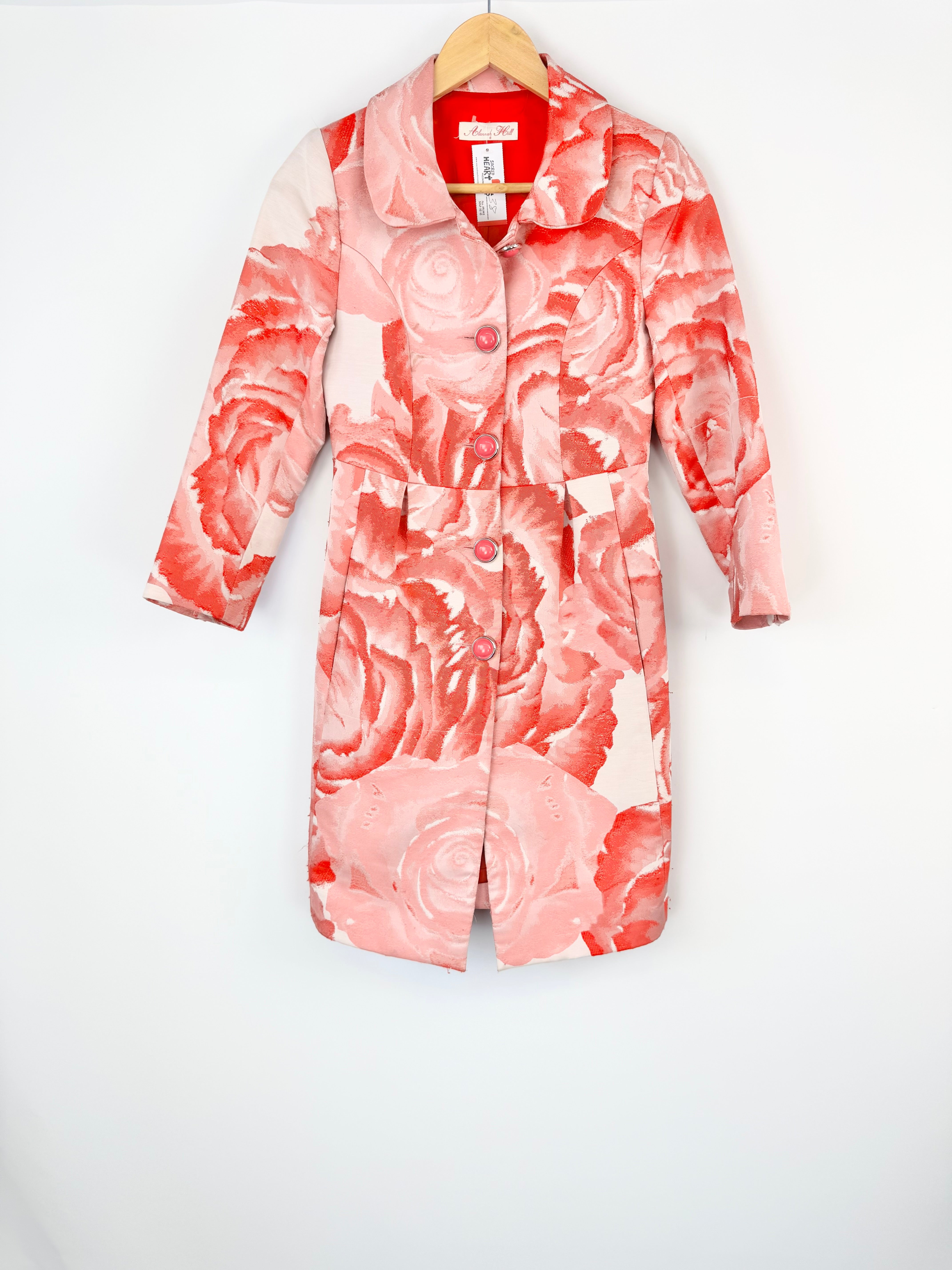 Alannah Hill 'She Roams the Halls' Rose Shaded Coat - AU6