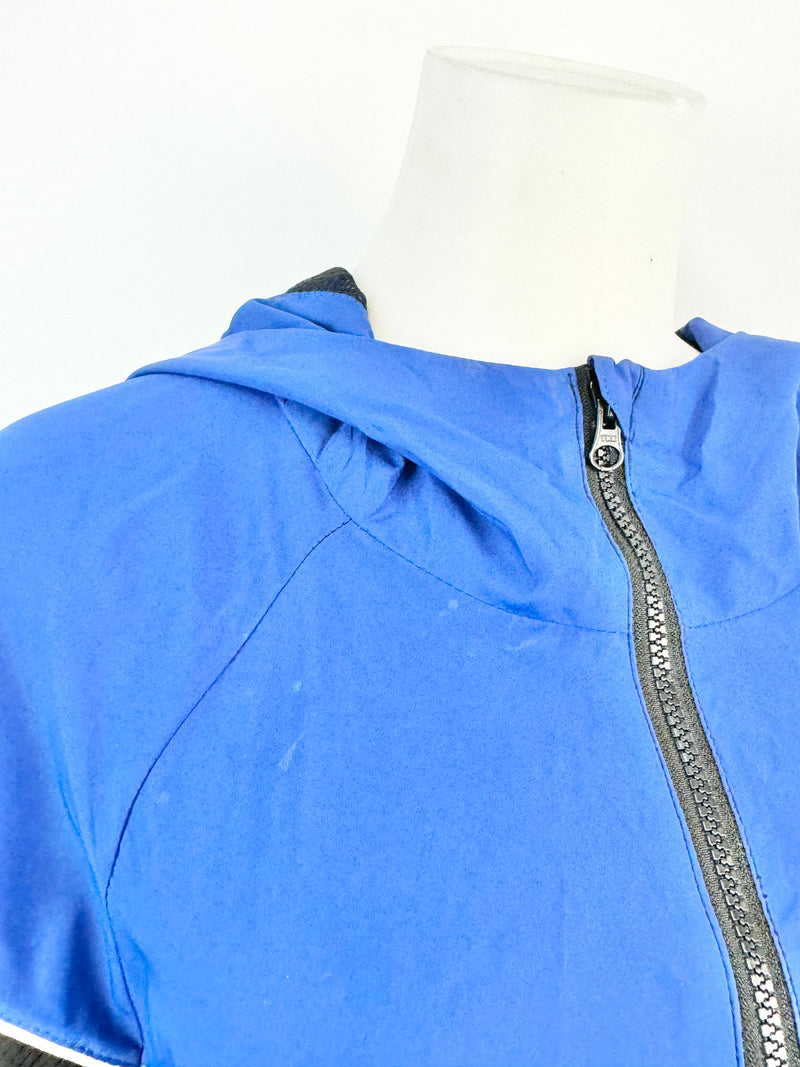 Ivy Park Blue & Black Contrast Windbreaker - AU6
