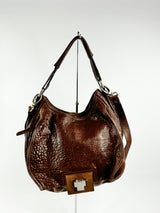 Gianni Chiarini Mahogany Leather Bag