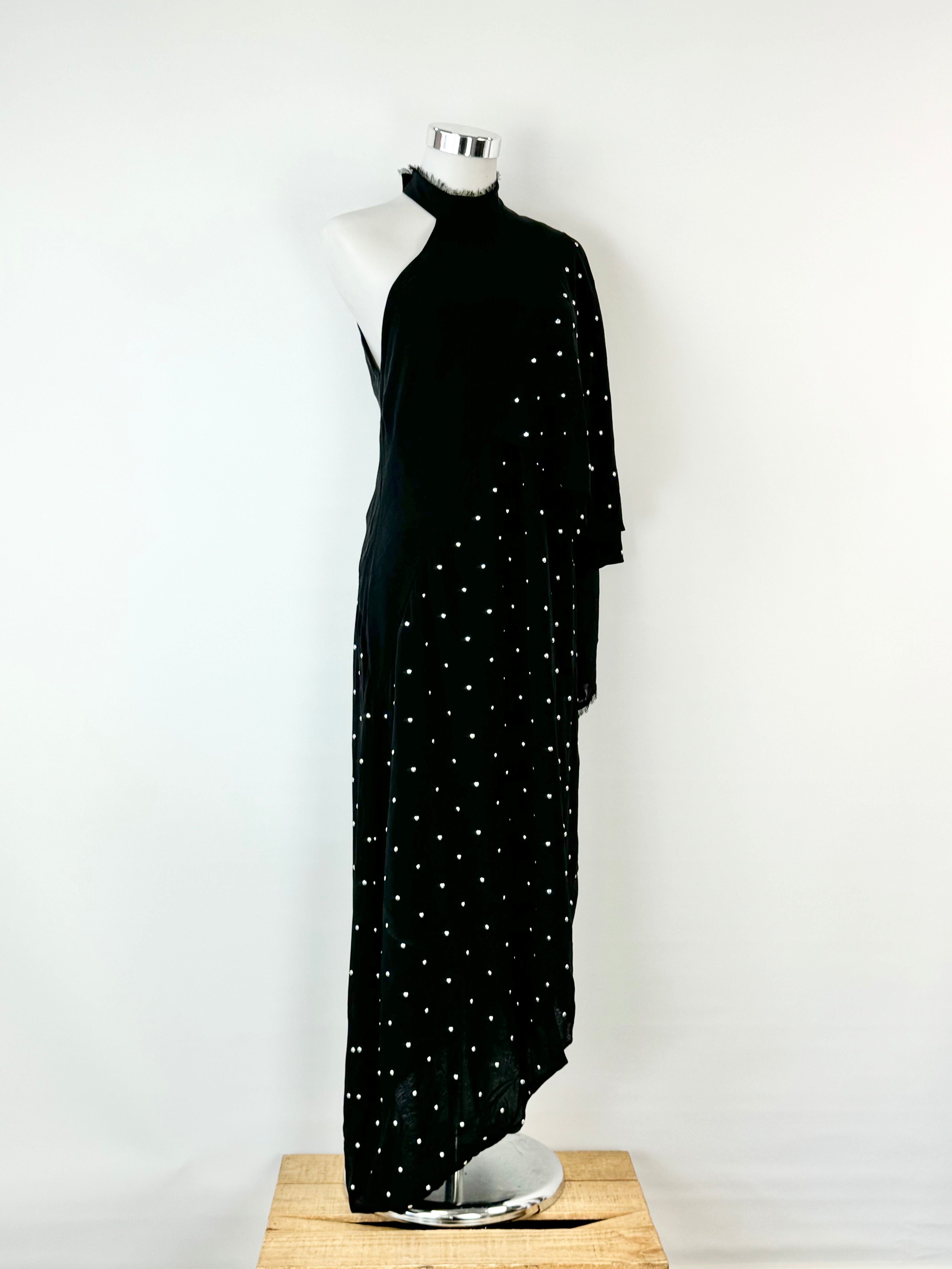 Kitx Black Silk 'Stardust' Dress NWT - AU8