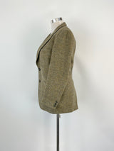 Vintage Harris Tweed Herringbone Blazer - M