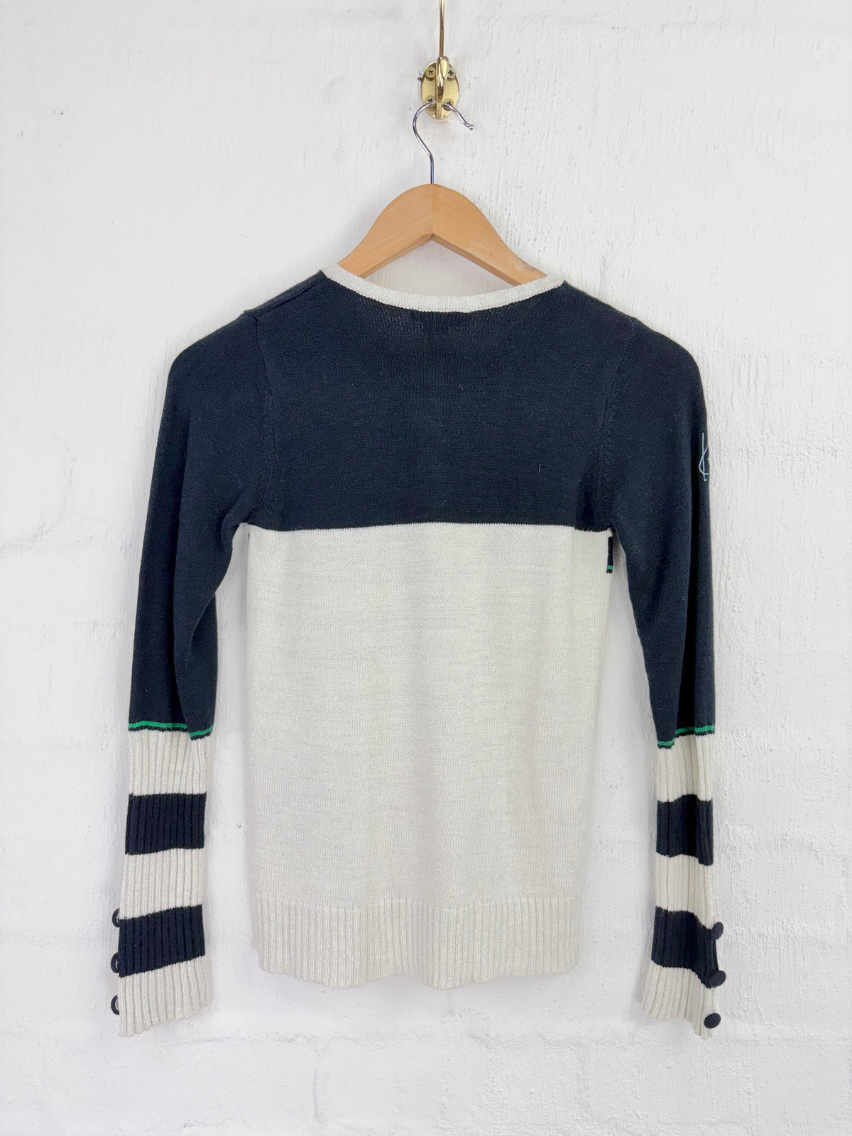 Kenzo Kids Navy & Blue Knitted Sweater - AU2/4