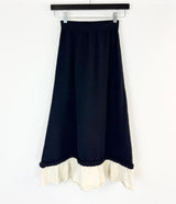 Viceta Wang Black & White Wool Skirt NWT - AU6