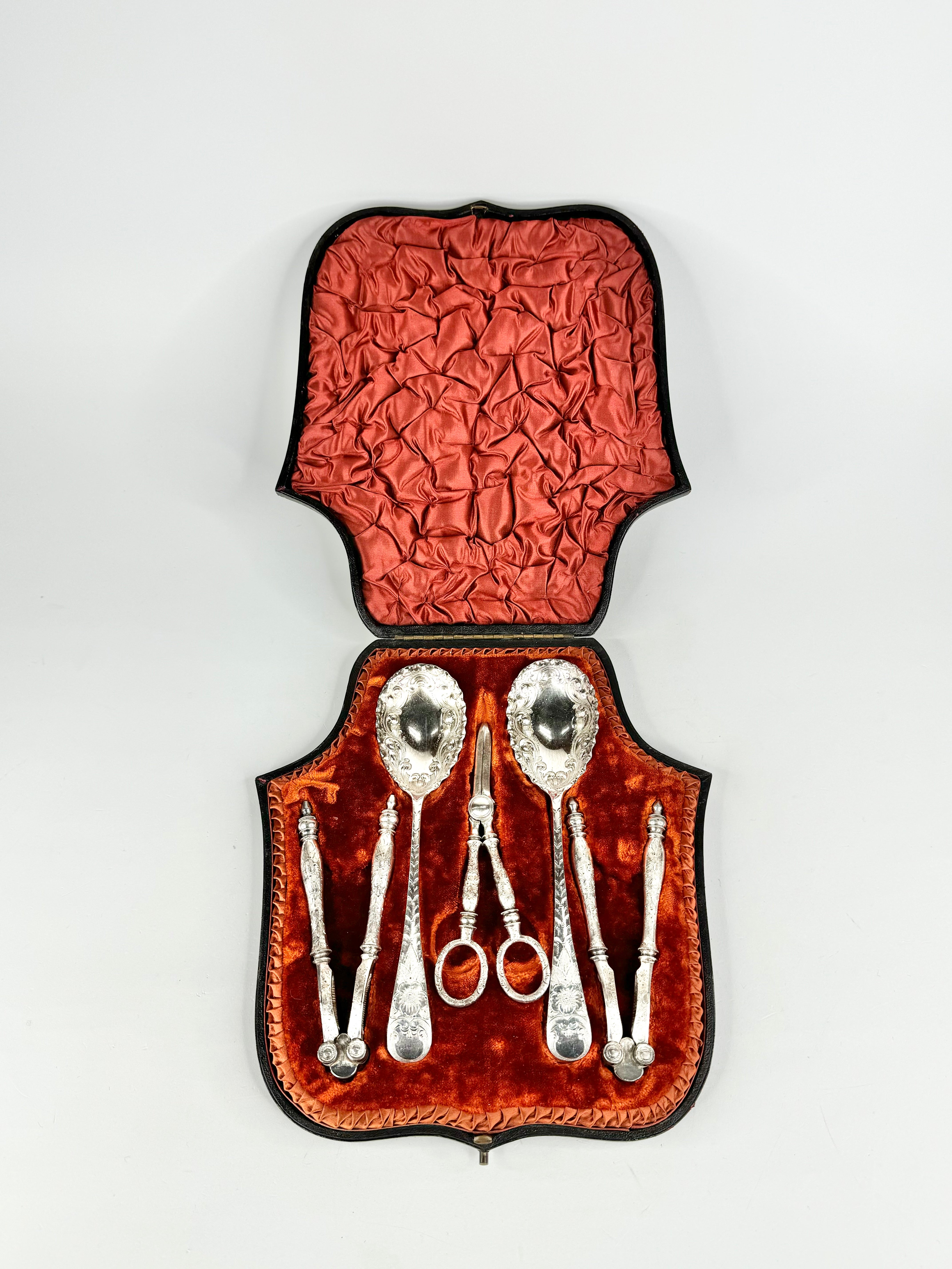 Antique Lobster Cutlery Set