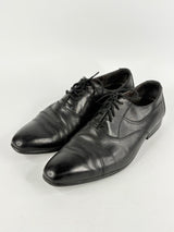 Peter Jackson Black Leather Derby Shoes - EU46