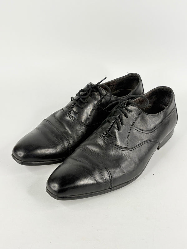 Peter Jackson Black Leather Derby Shoes - EU46