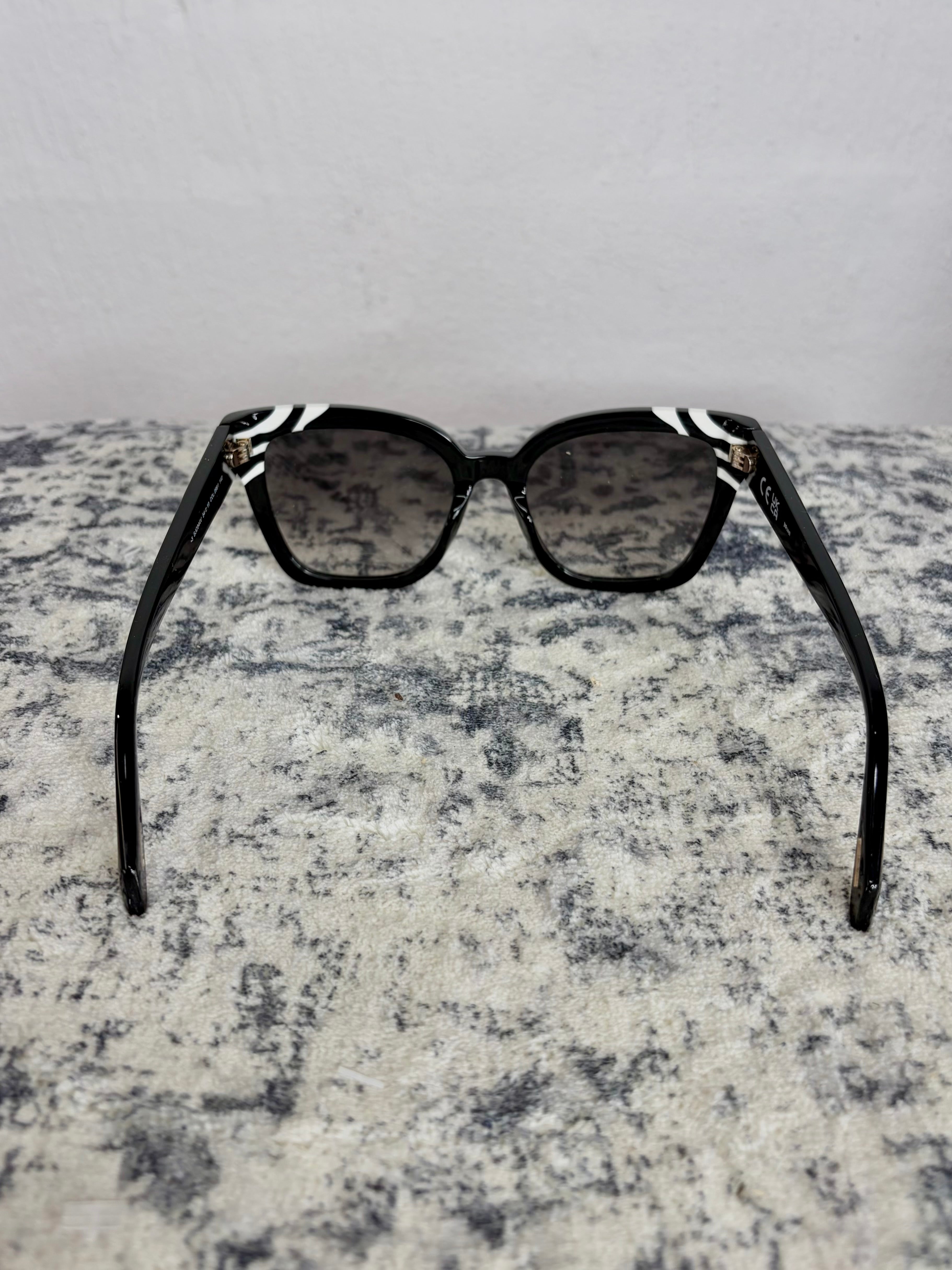 Just Cavalli Black Zebra Sunglassess