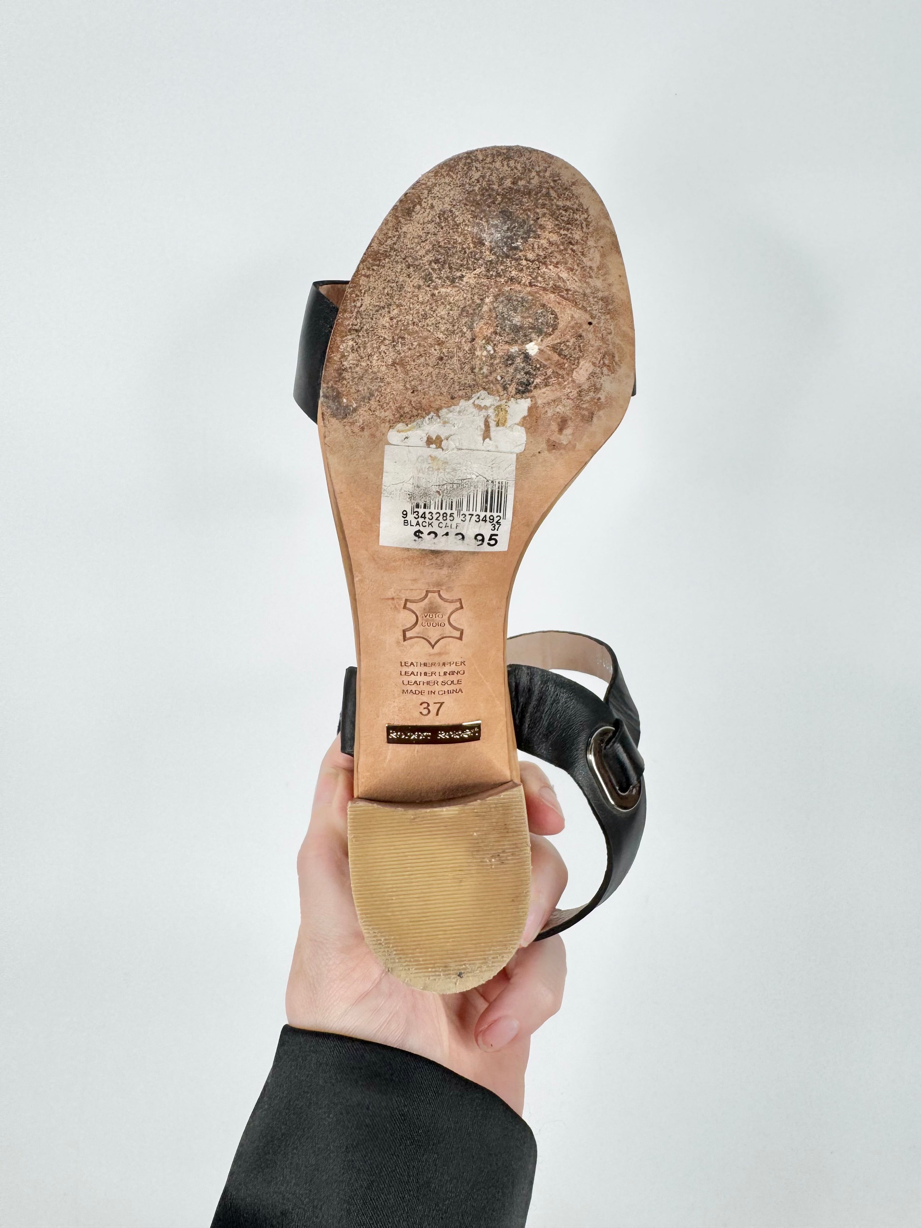 Robert Robert Black Minimalist Heels - EU37