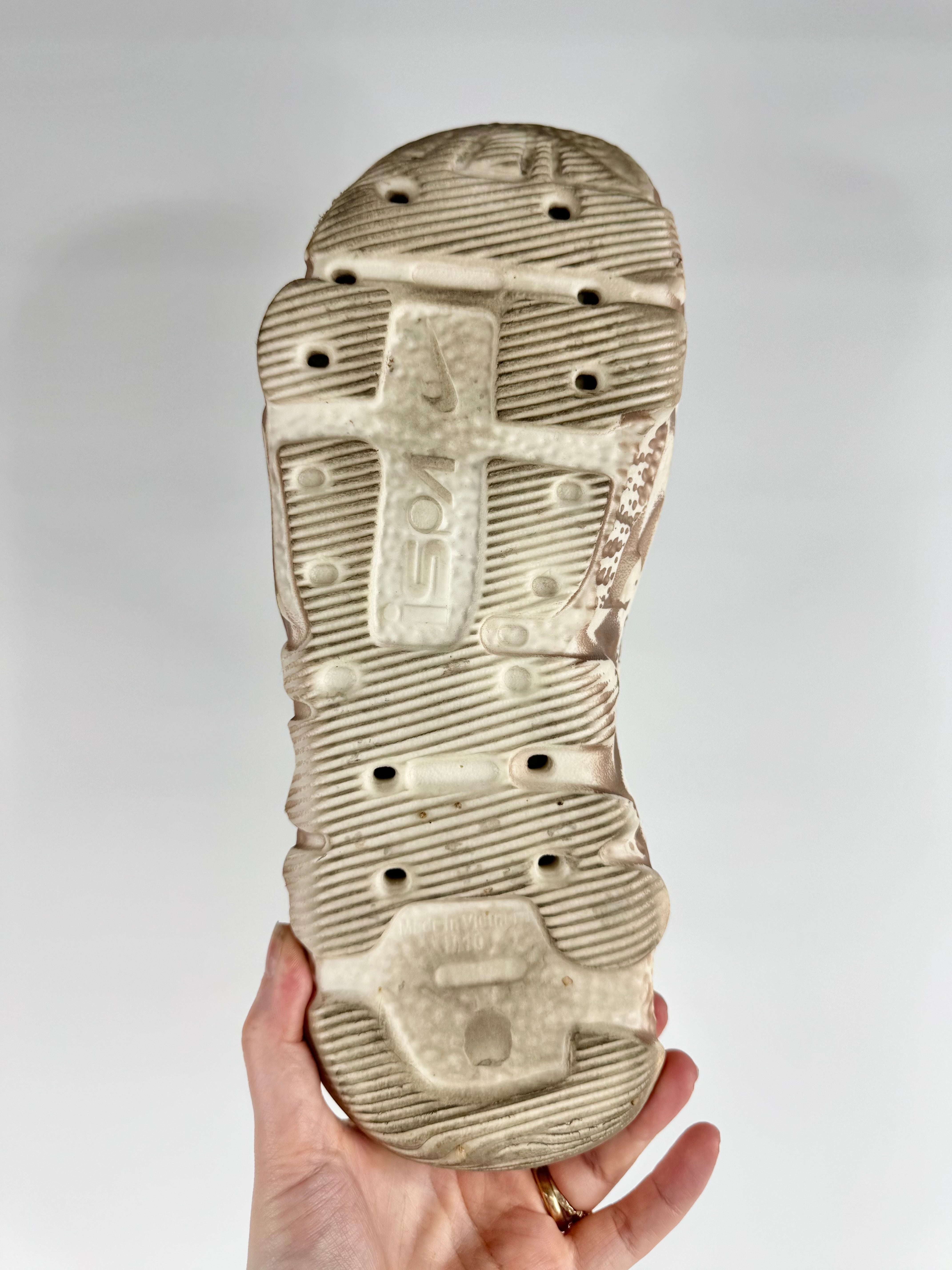Nike ISPA Universal Natural Brown Slide Foam Clay Stone Mist Sandal - 10