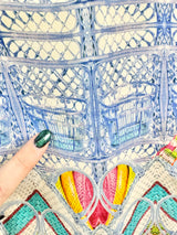 Camilla Mulitcoloured Jeweled Crop Vest - AU10