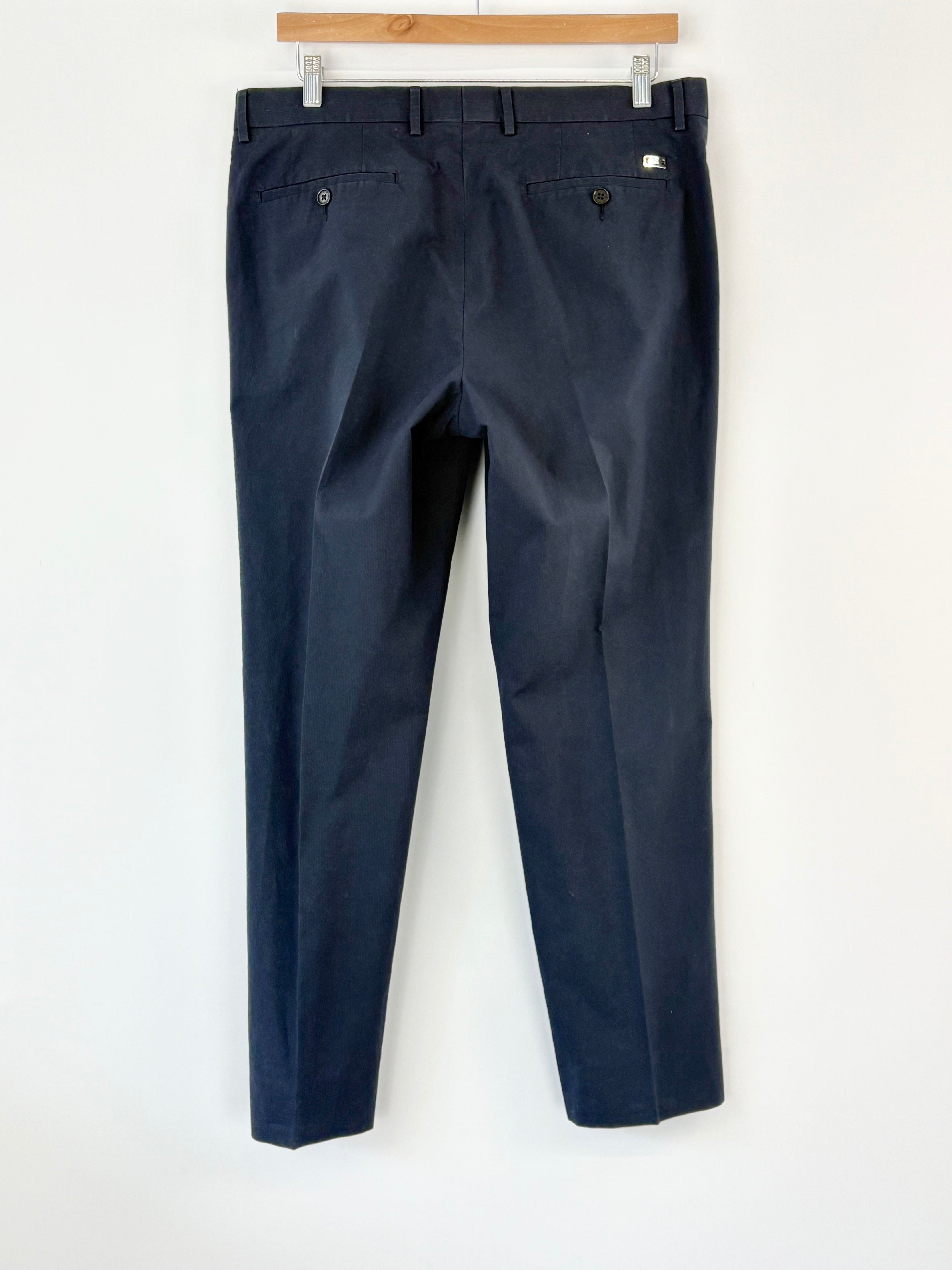 Givenchy Navy Fine Pinstripe Trousers - W34
