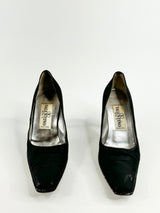 Vintage 'Miss V' Valentino Satin Heels - EU39