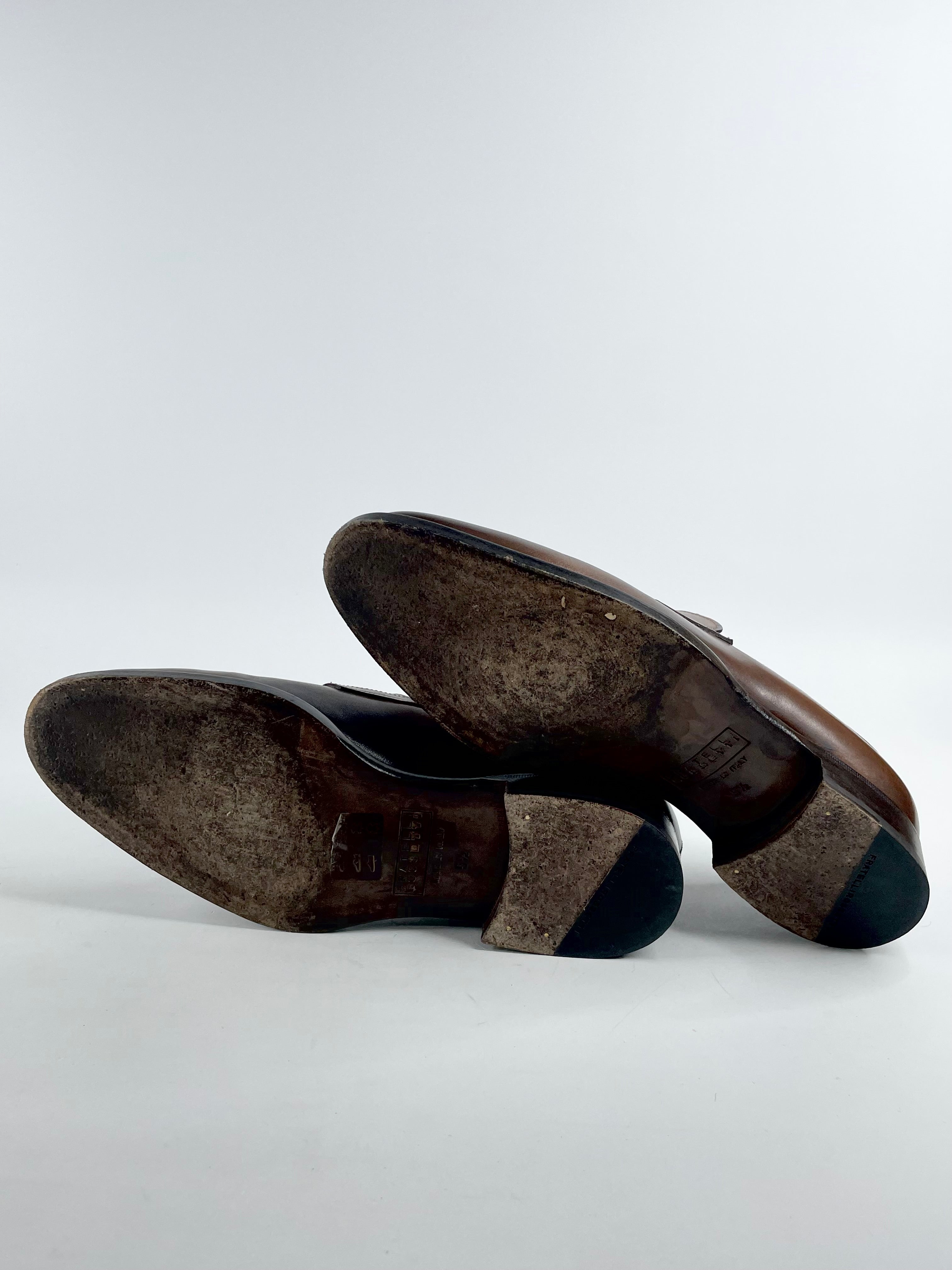 Fratelli Rossetti Mocha Leather Loafers - EU39.5