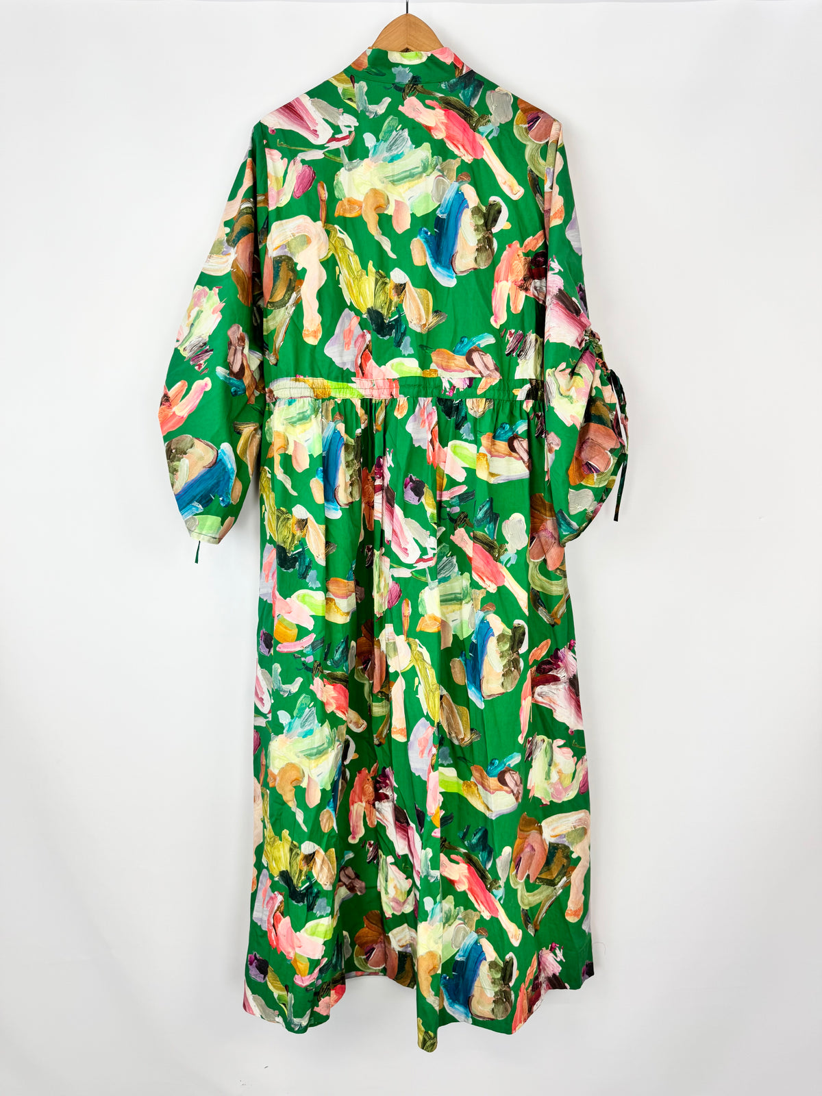 ALÉMAIS Green Forest Pattern 'Arlo' Shirt Dress - AU12
