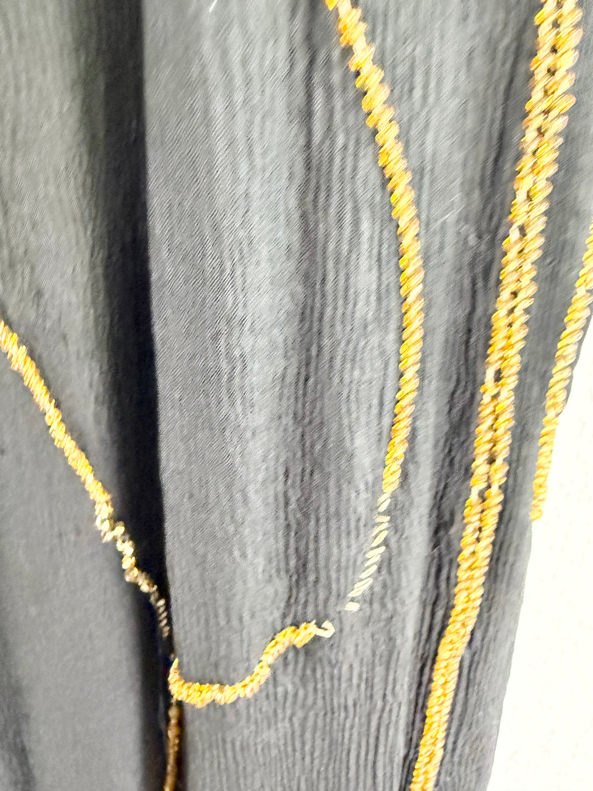 Vintage Hand-made Abstract Patterned Jewl Toned Sequin Gown - AU10/12