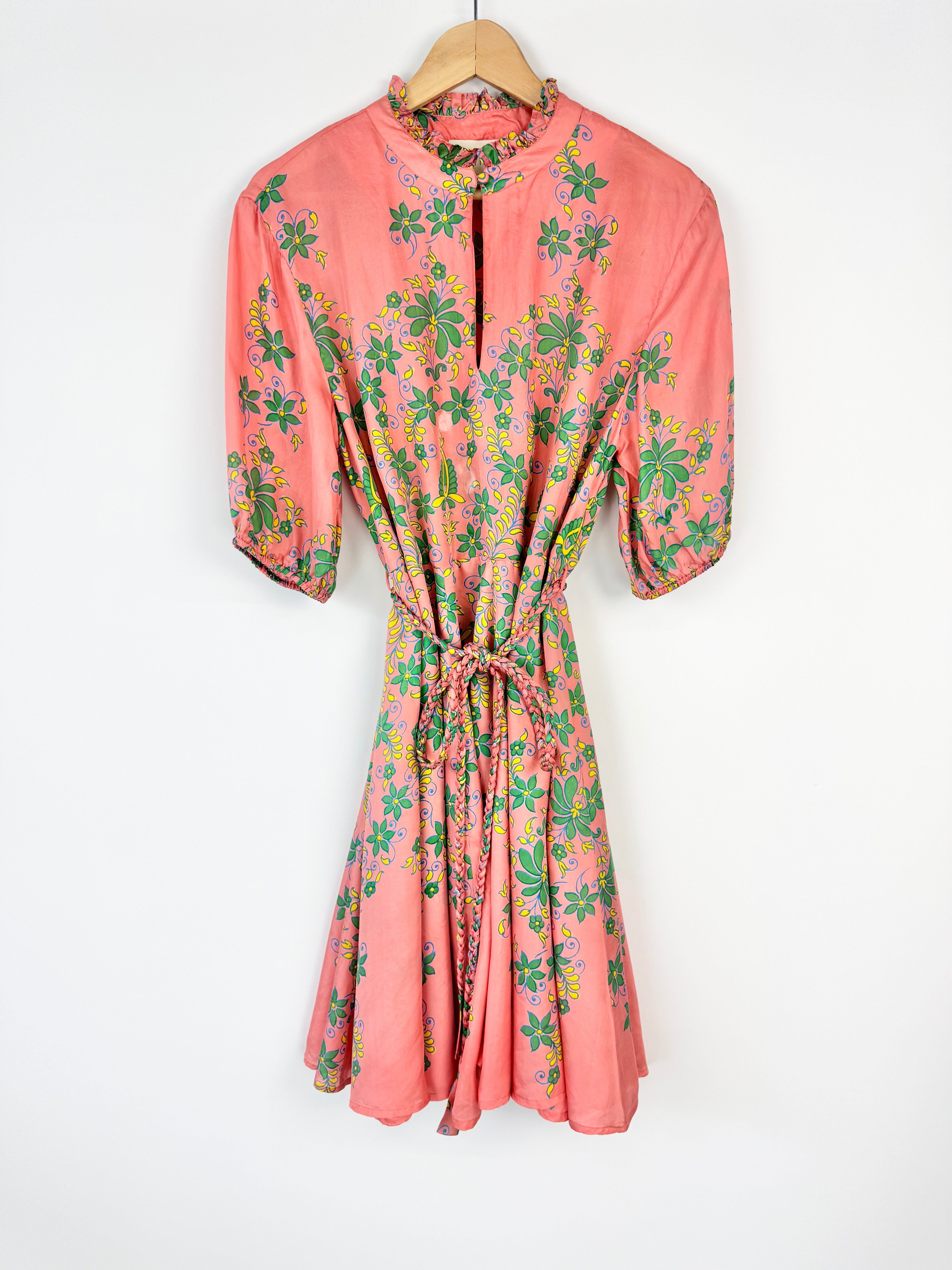 Hannah Artwear Gaia Mini Georgia Silk Dress - AU8/10