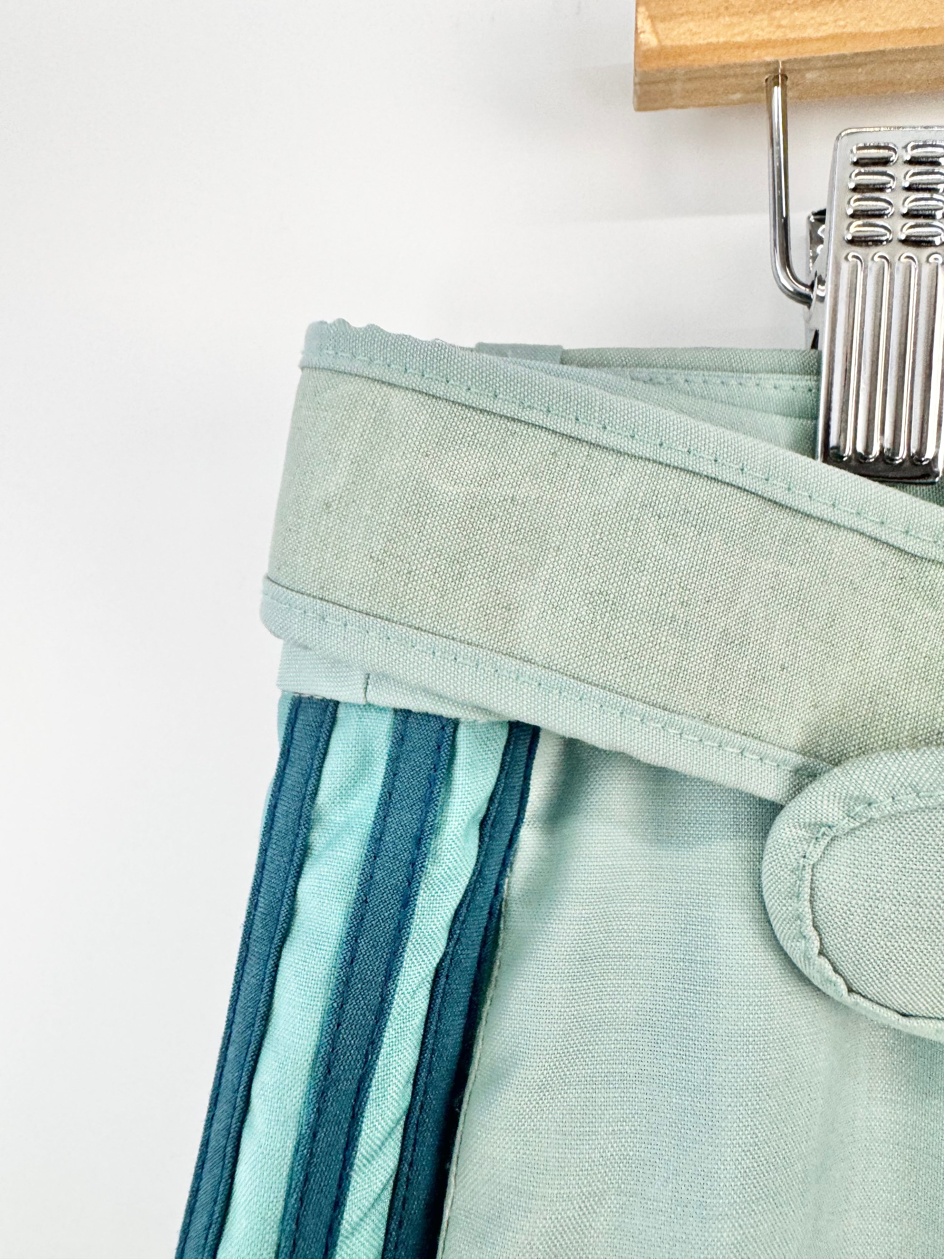 Zimmermann Aqua 'Moncur' Flared Wool Pants - AU12