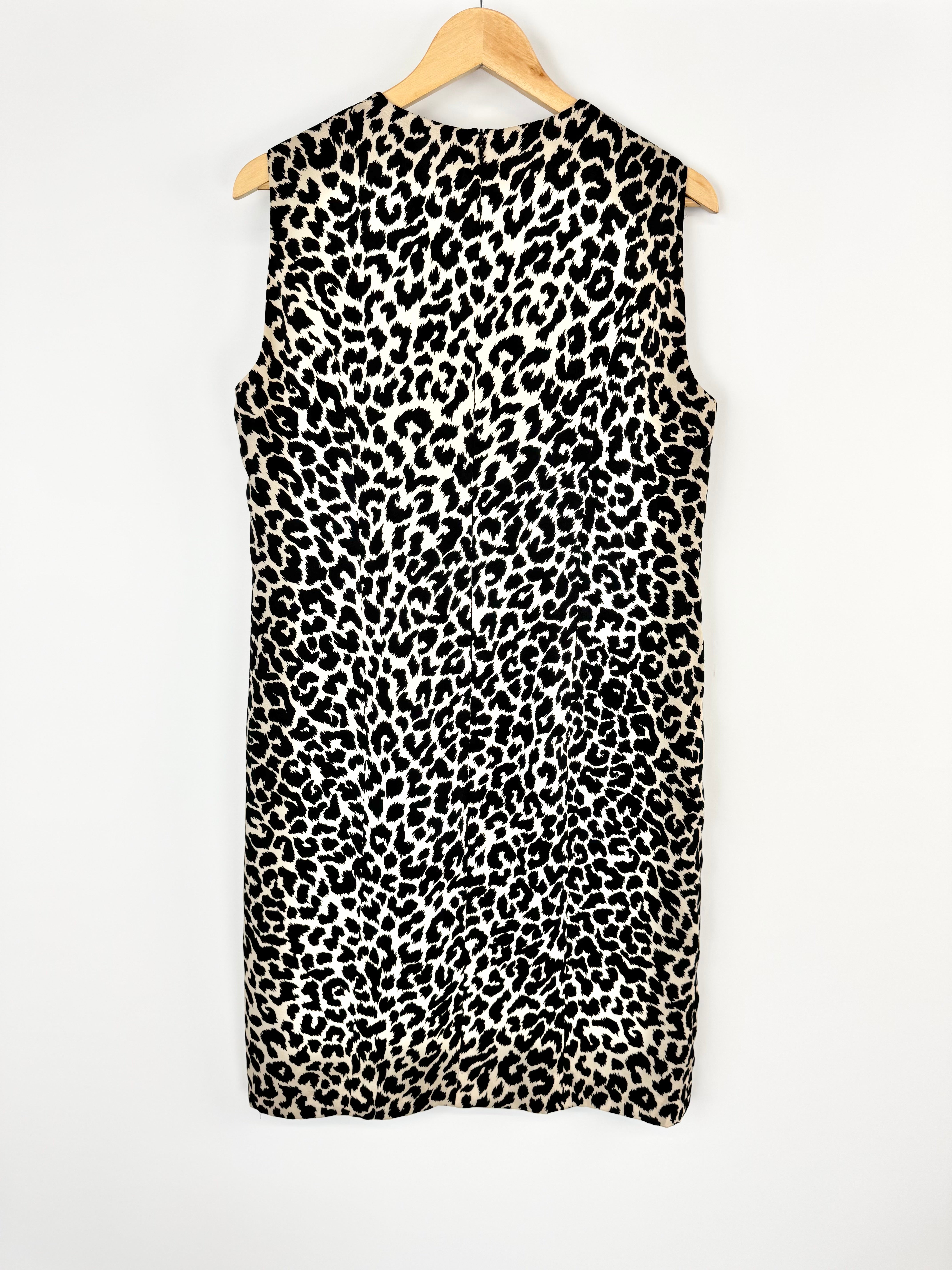 Pauw Amsterdam Leopard Print Shift Dress - AU12/14