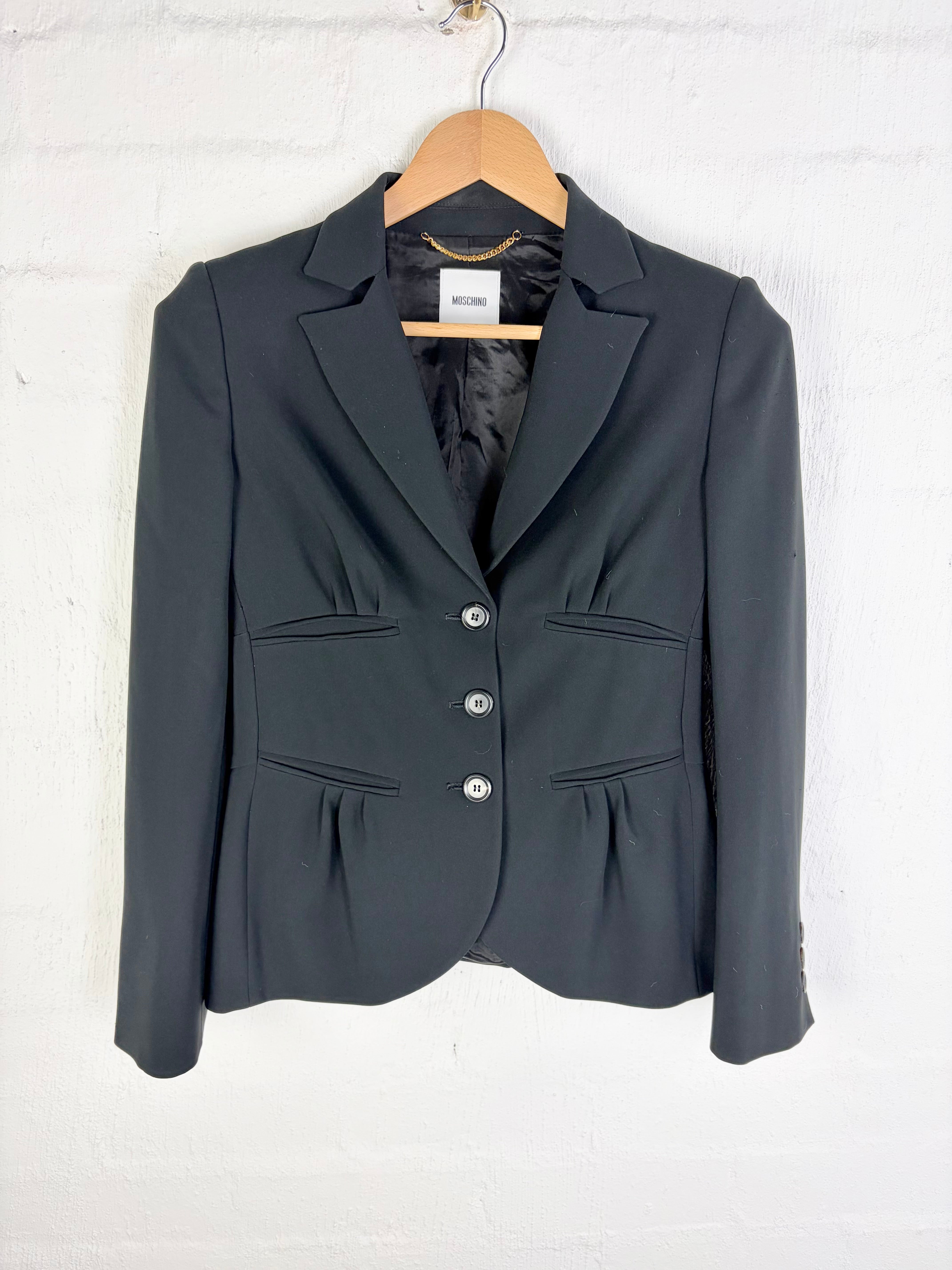 Moschino Black Tailored Blazer - AU12