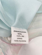 Zimmermann Iridescent Rainbow Silk Mini Skirt - AU10/12