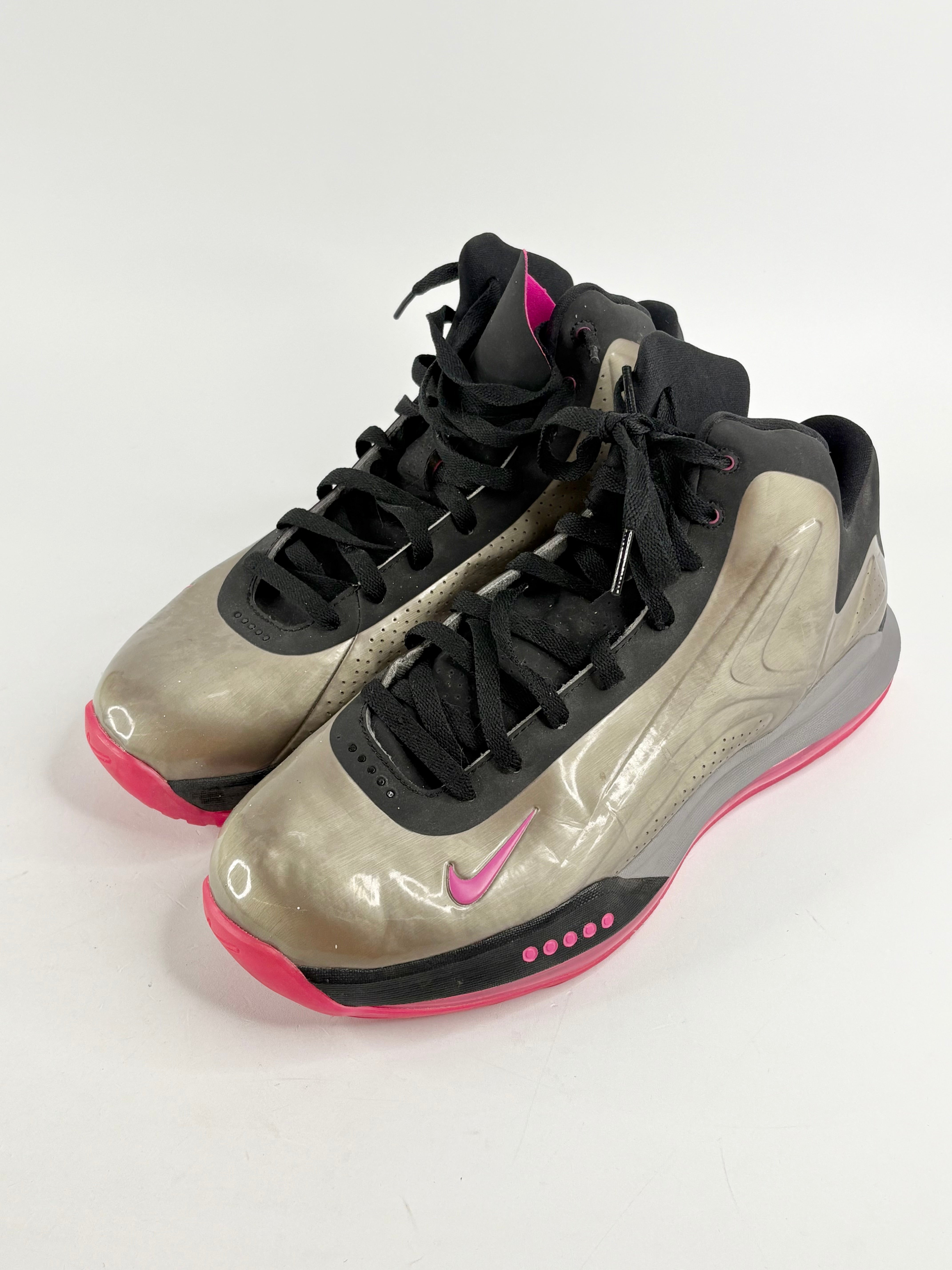 Nike Hyperflight Max Metallic Pewter/Pink Foil-Black Sneakers - EU44